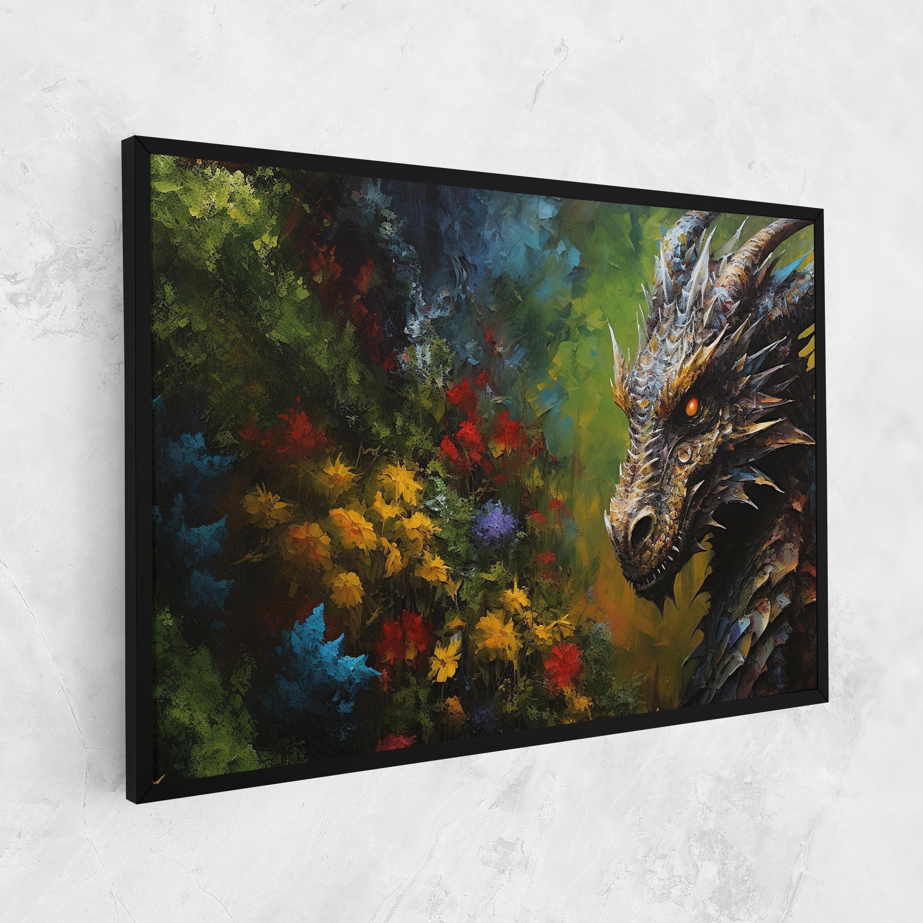 Vászonkép Dragon In Nature mockup 1
