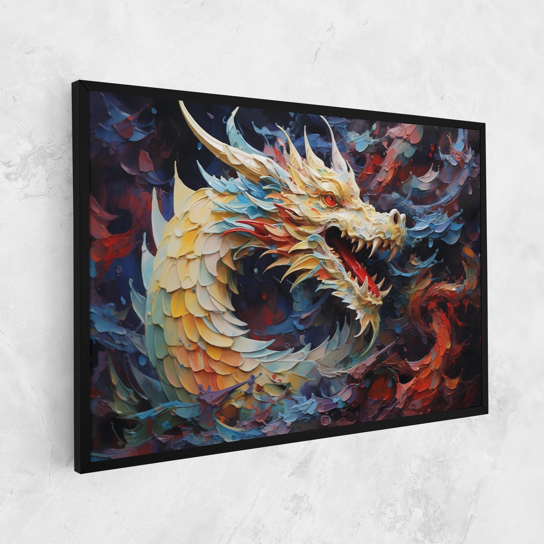Vászonkép Fantasy Dragon Art mockup 1