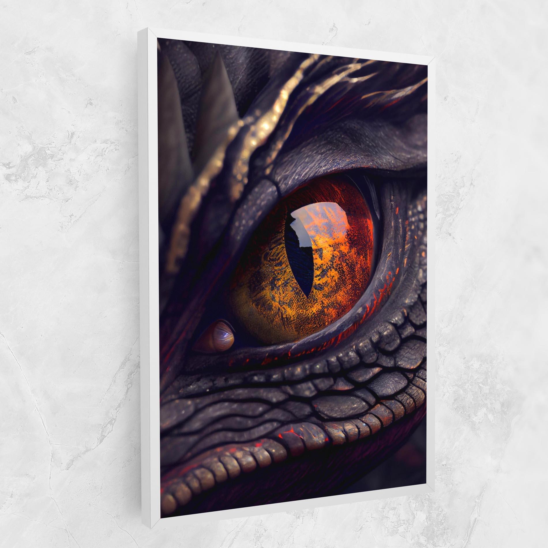 Vászonkép Close Up Red Eye Dragon mockup 1
