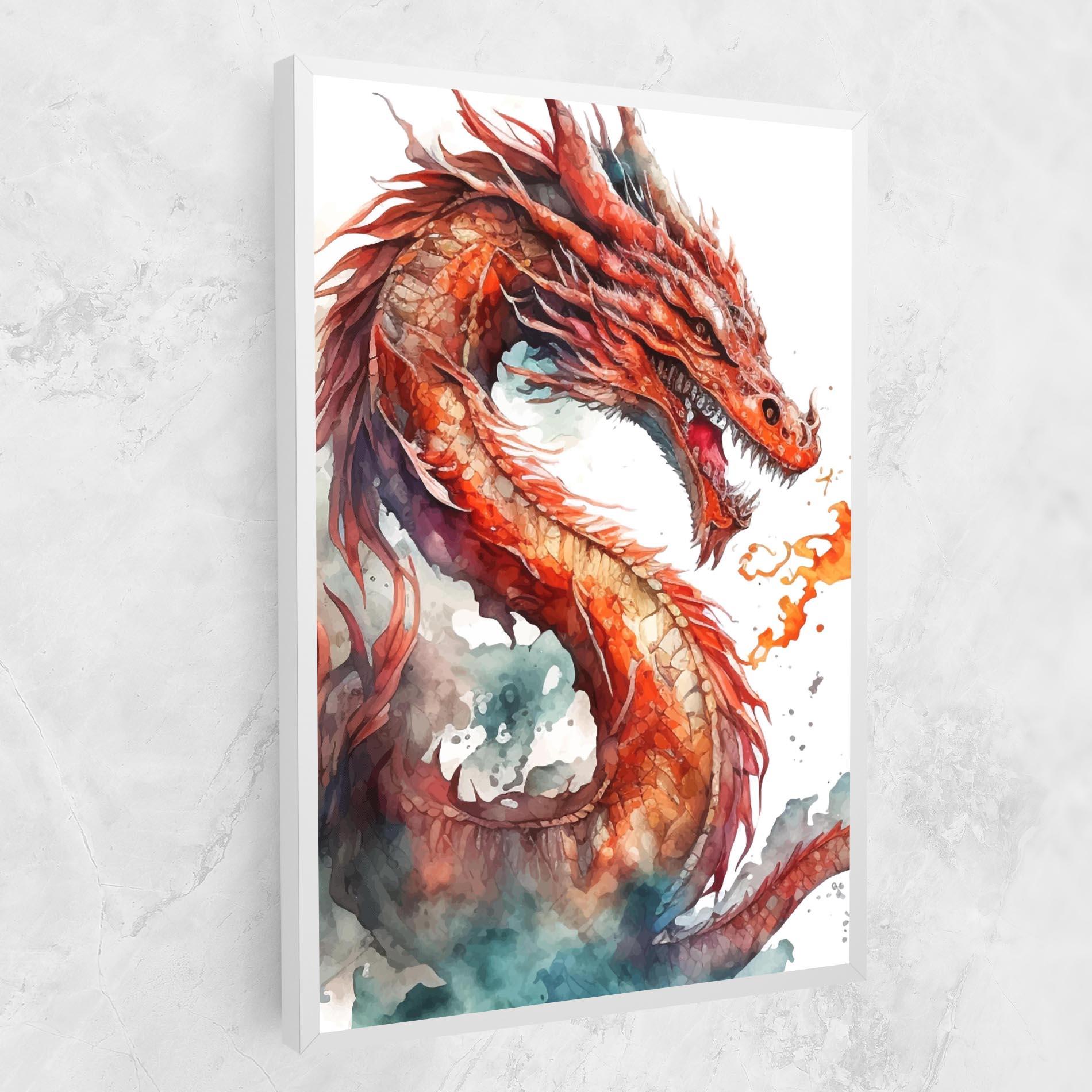 Vászonkép Fire Dragon mockup 1