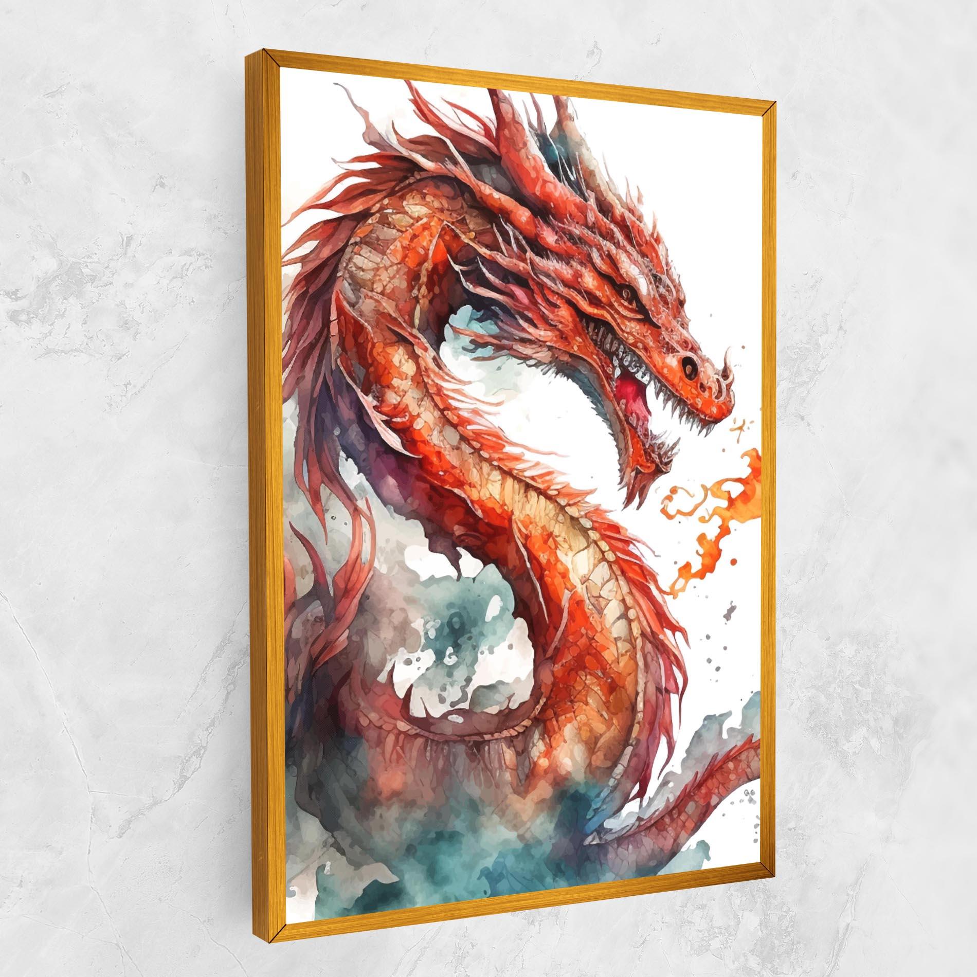 Vászonkép Fire Dragon mockup 1