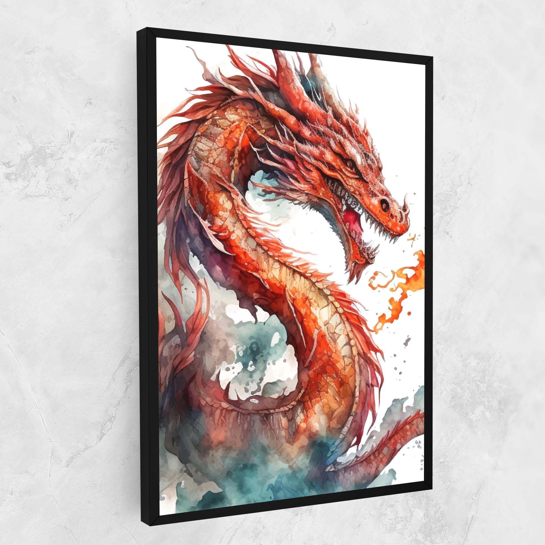 Vászonkép Fire Dragon mockup 1