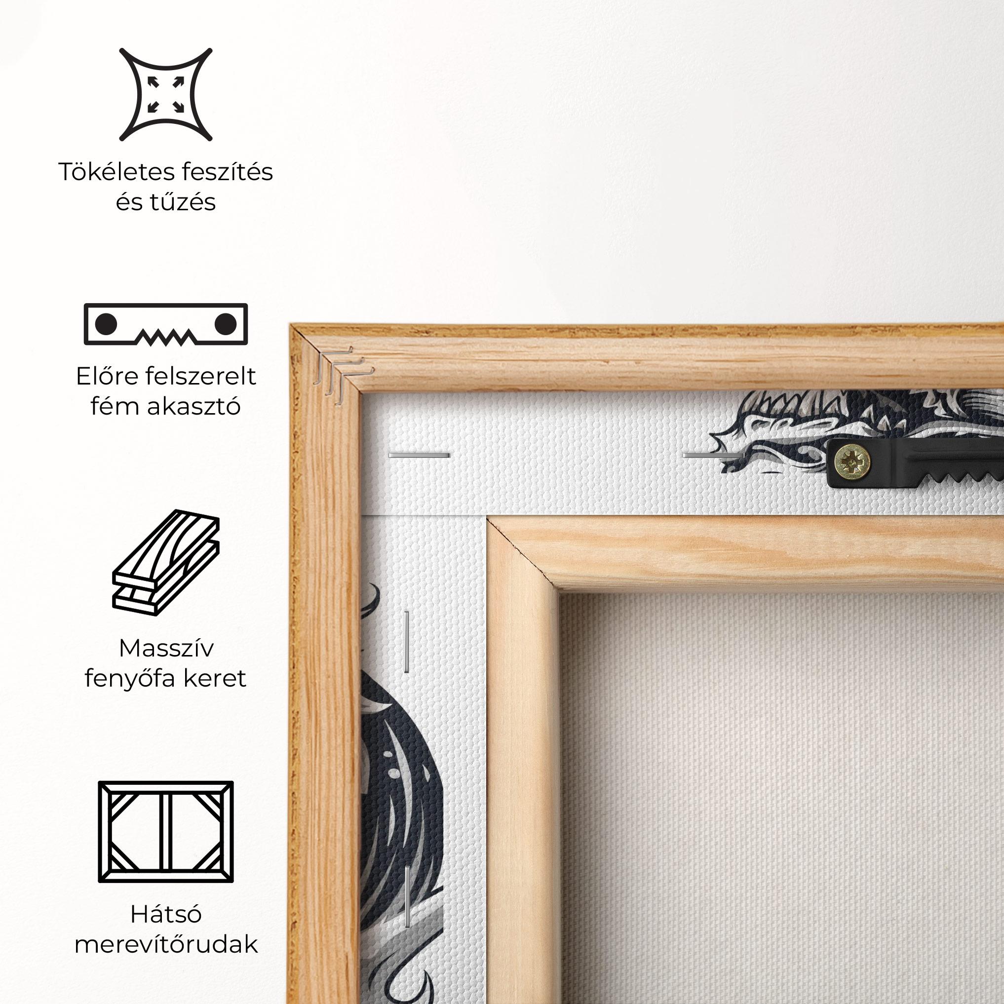 Vászonkép Dragon Line mockup 5