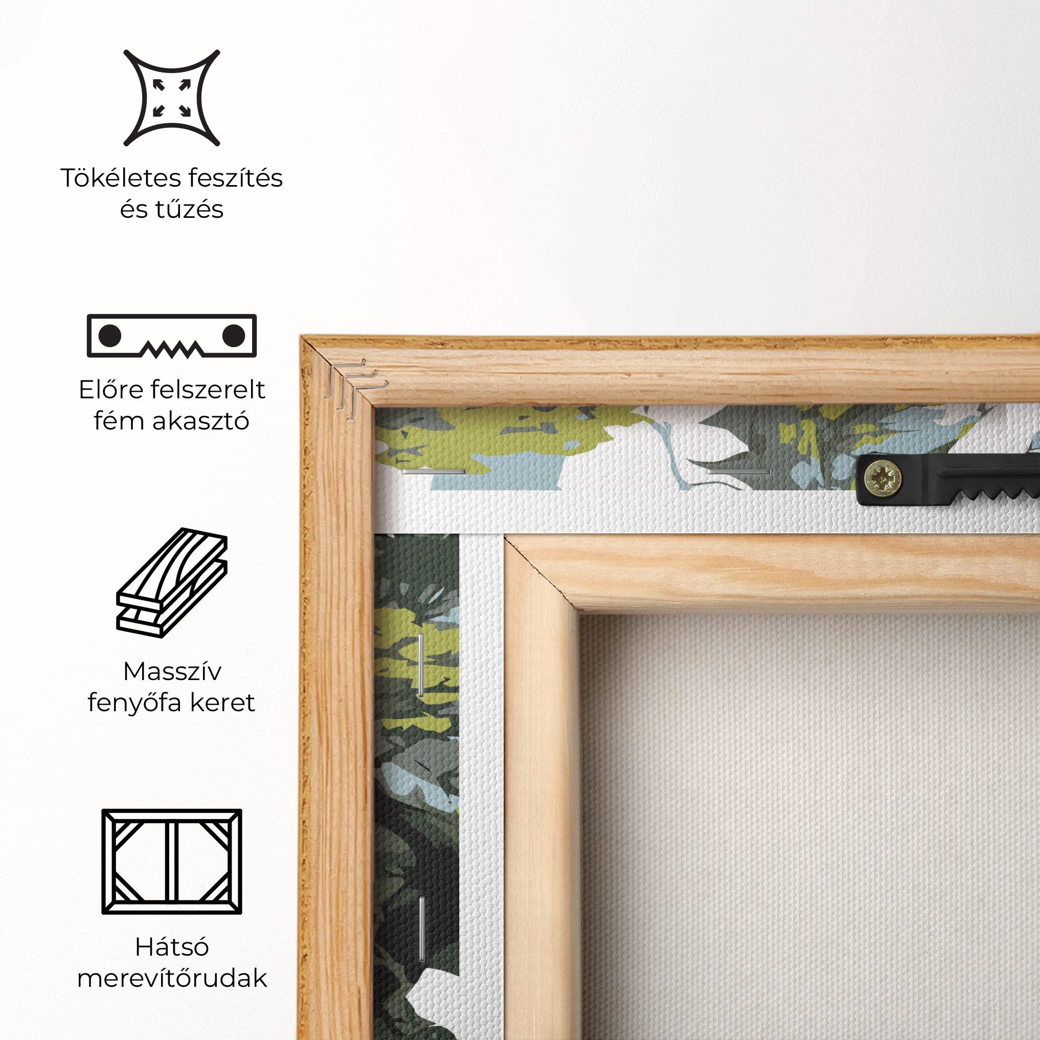 Vászonkép Grey Nature Dragon mockup 5