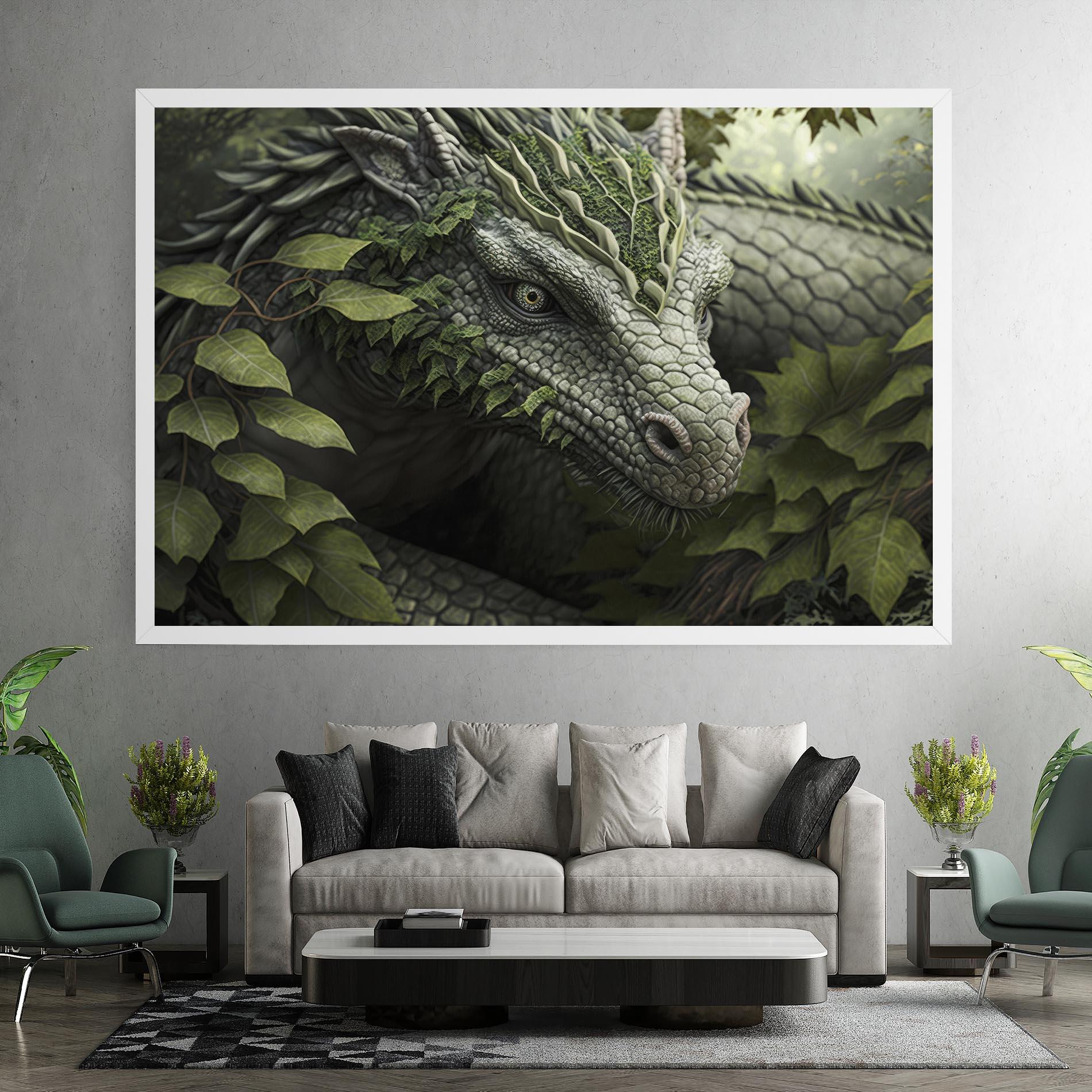 Vászonkép Ancient Forest Dragon mockup 7