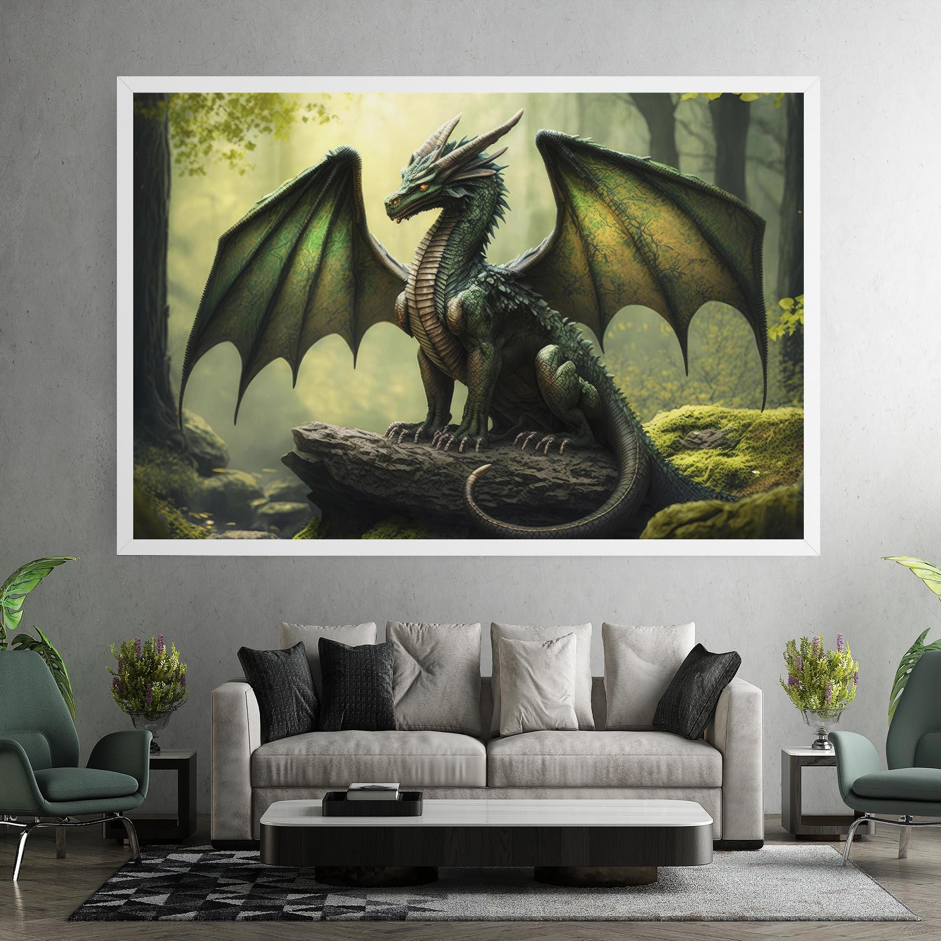 Vászonkép Green Dragon mockup 7