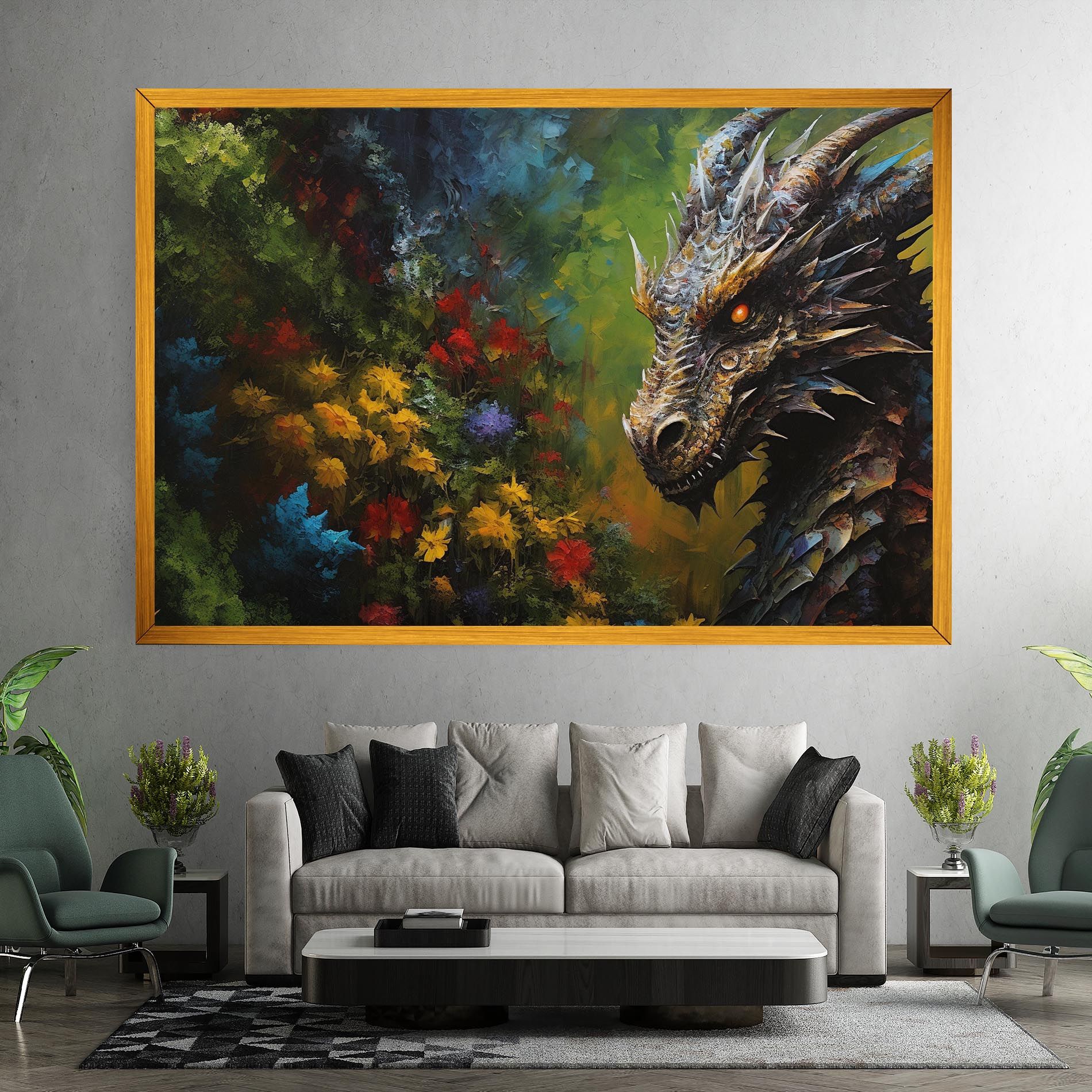 Dragon In Nature mockup 7