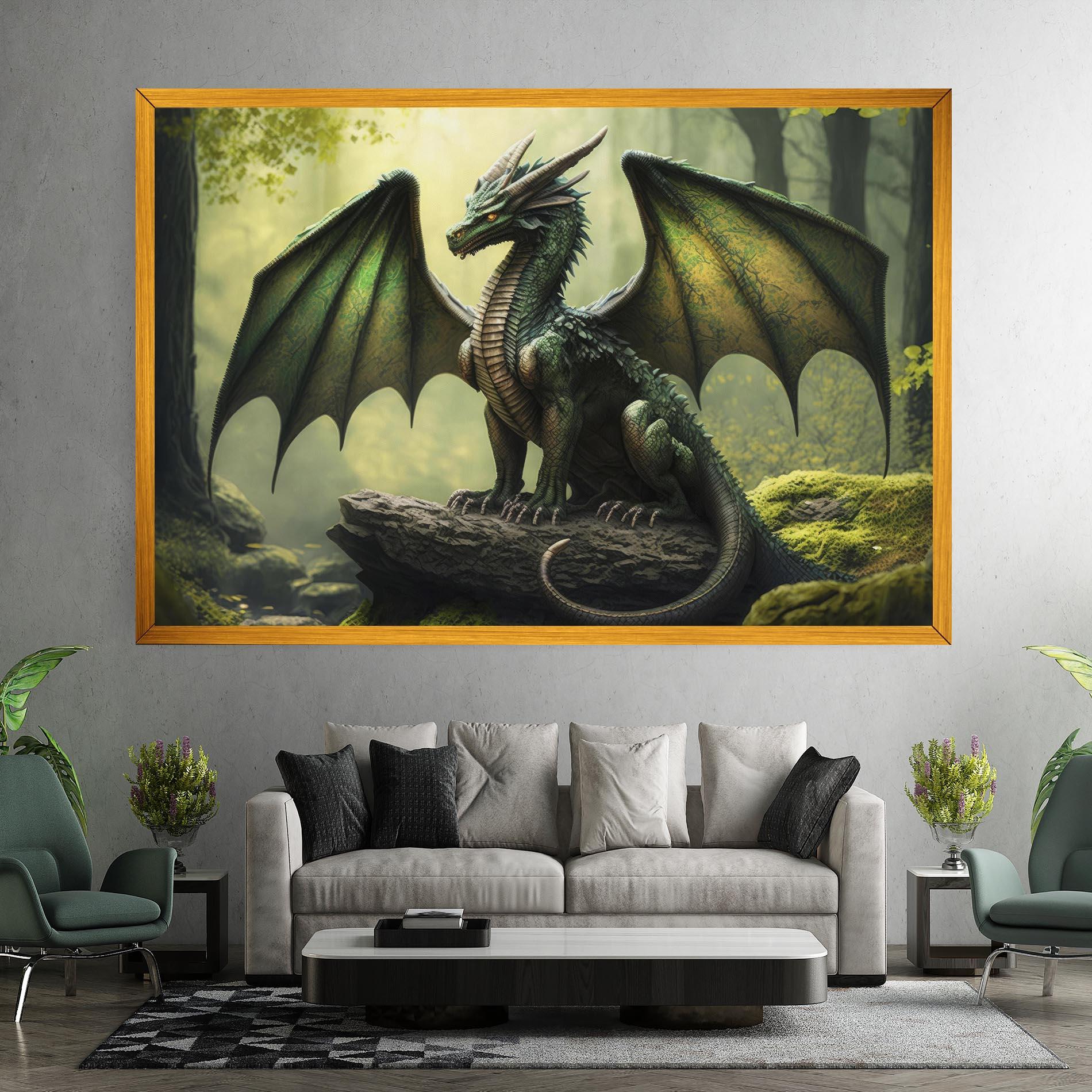 Vászonkép Green Dragon mockup 7