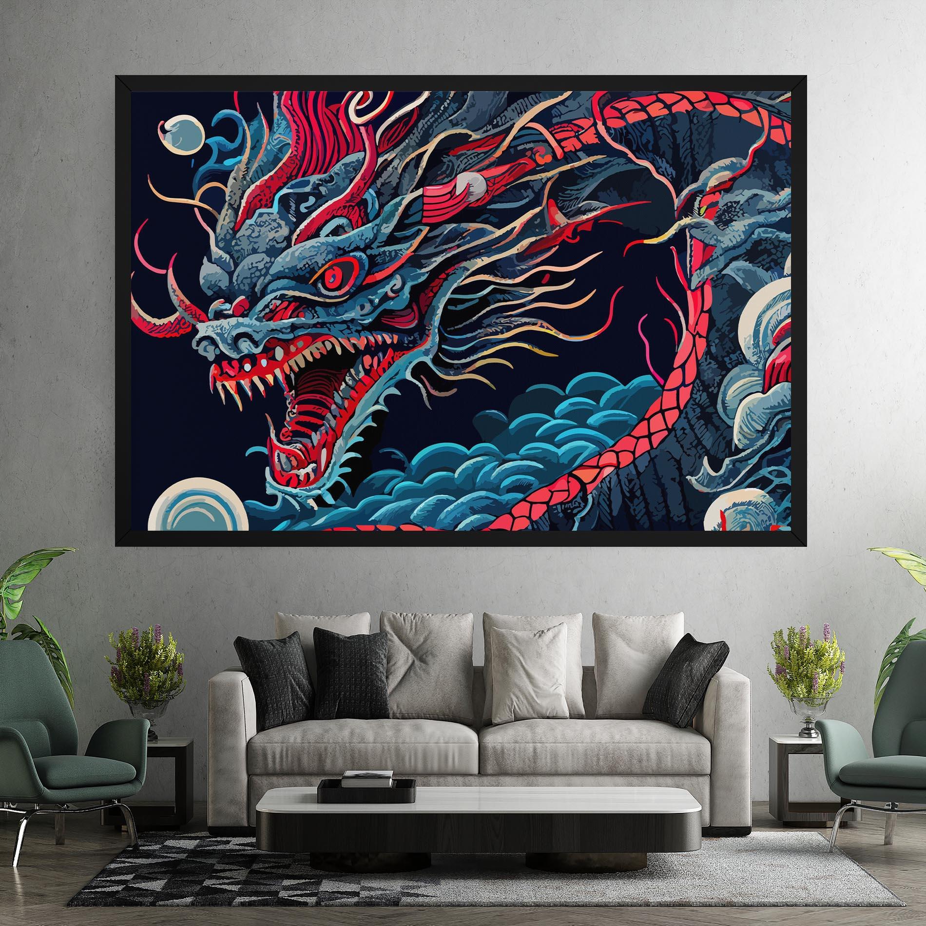 Vászonkép Cloud Dragon mockup 7