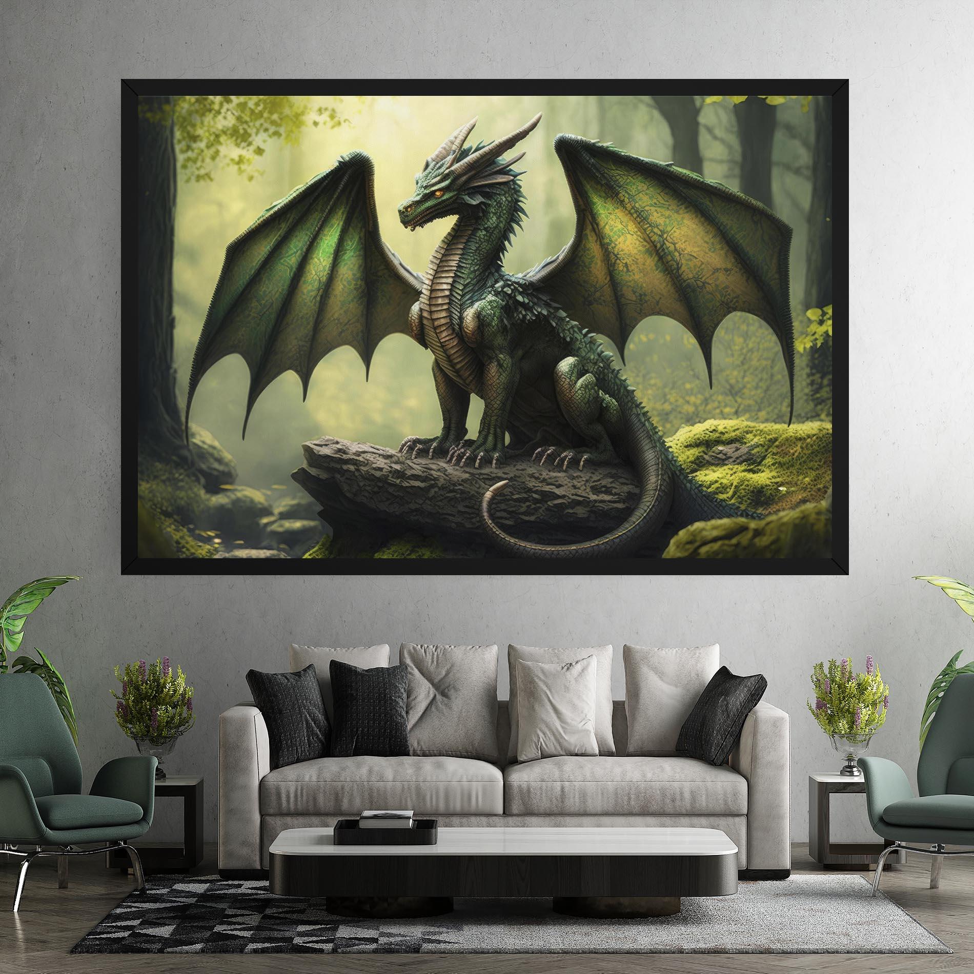 Vászonkép Green Dragon mockup 7