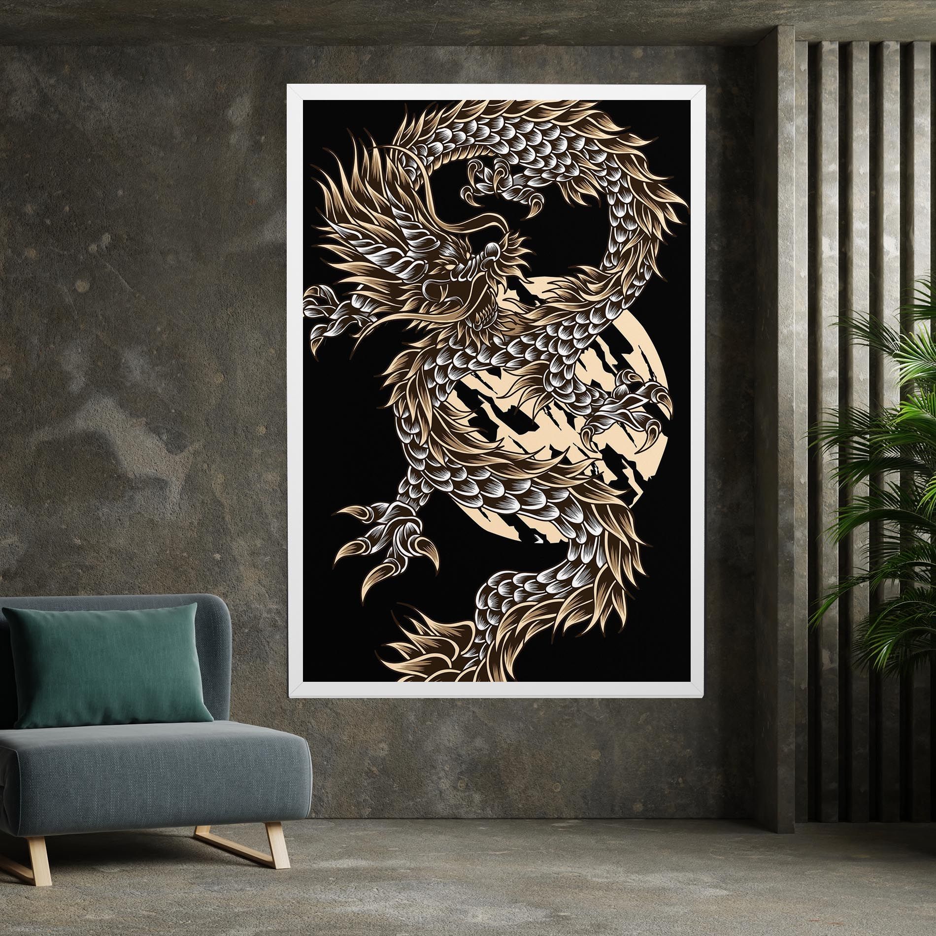 Cream Moon Dragon mockup 7