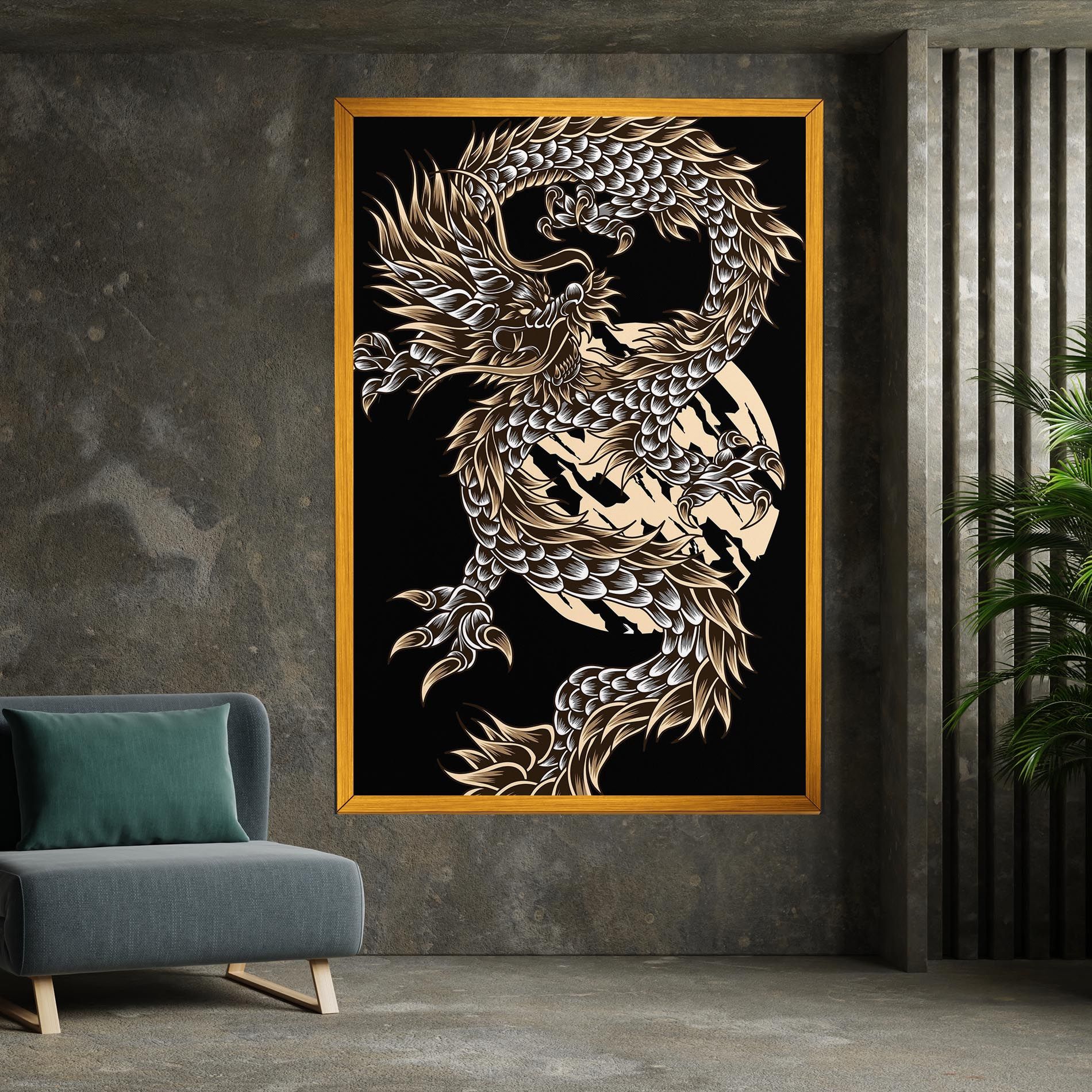 Cream Moon Dragon mockup 7