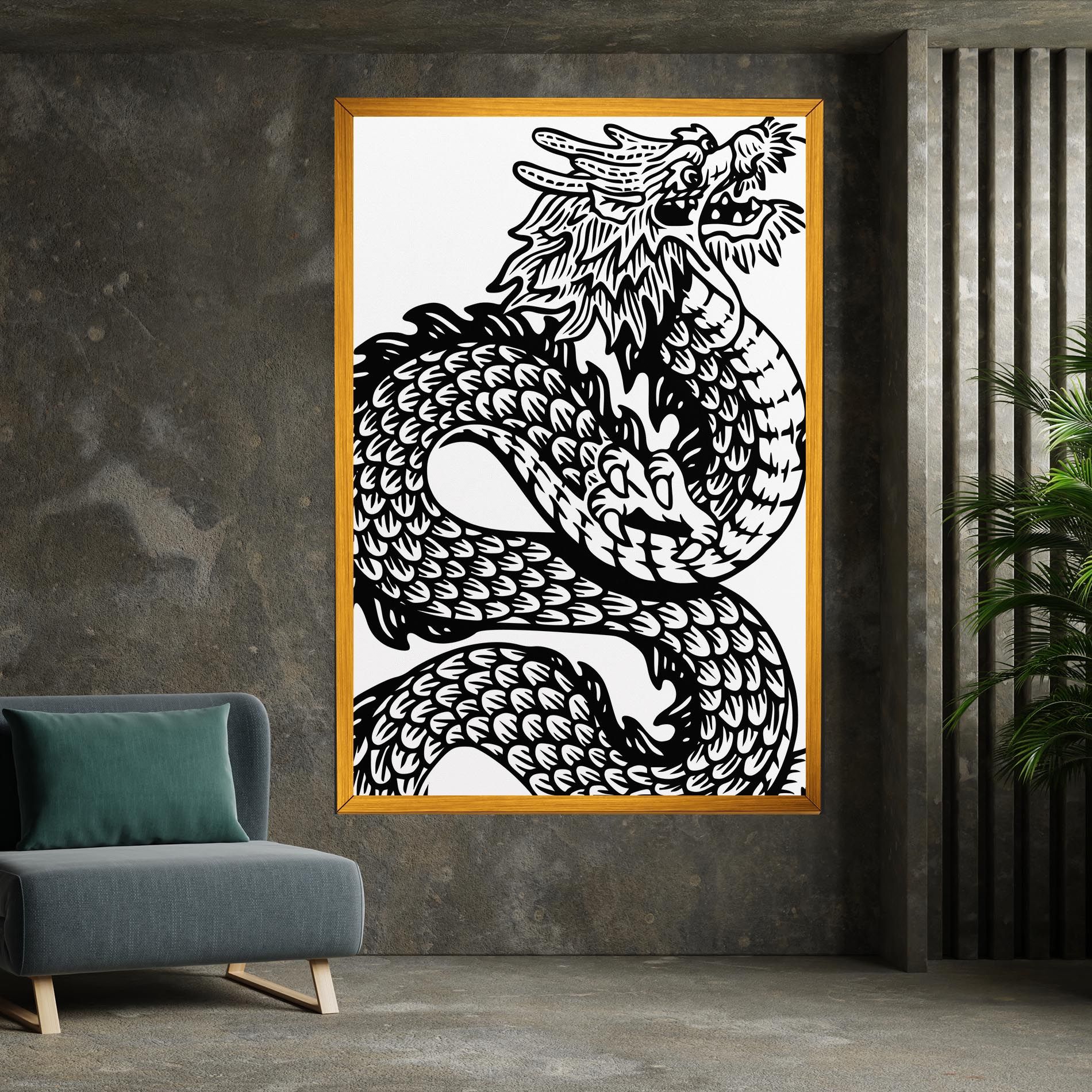 Dragon Black Line mockup 7