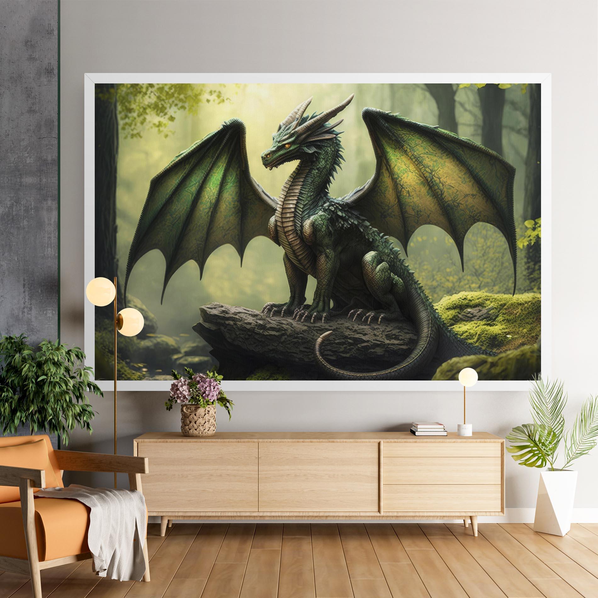 Vászonkép Green Dragon mockup 9