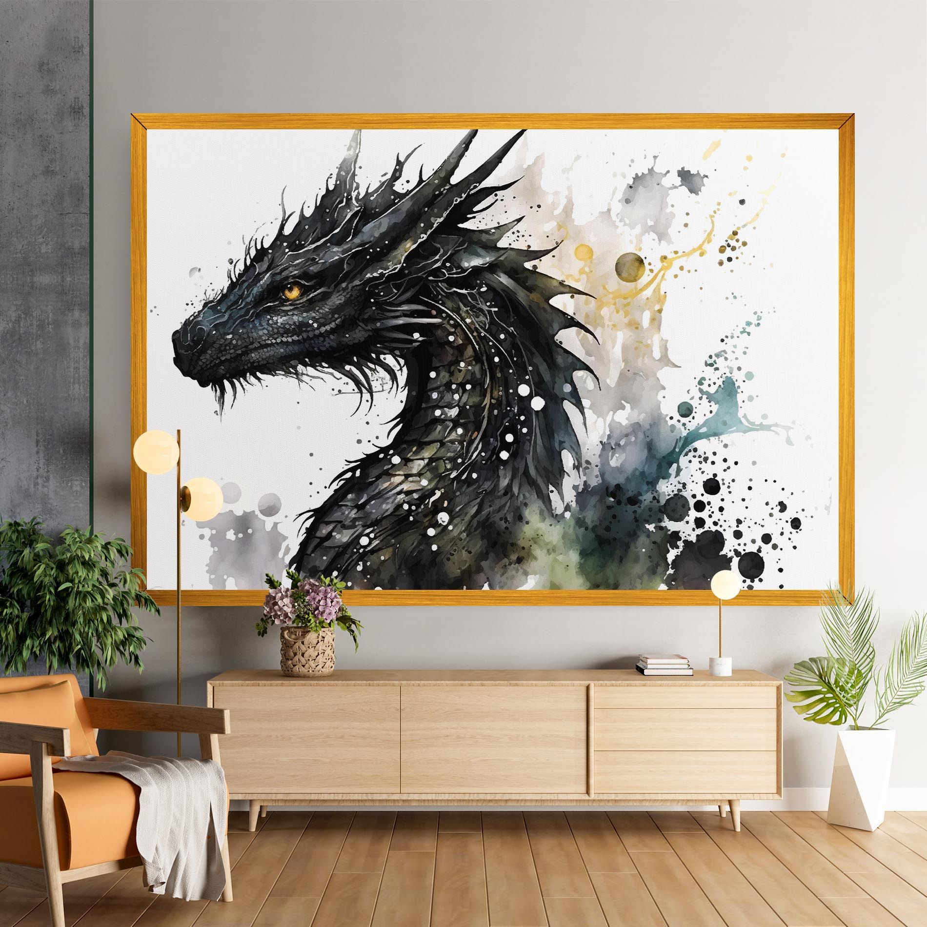 Black Dragon Art mockup 9