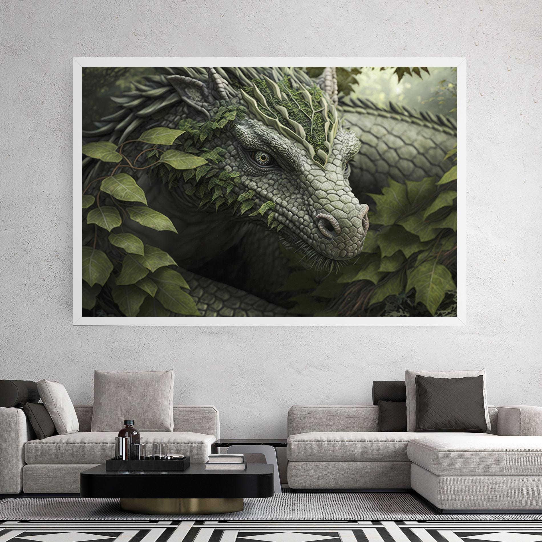 Vászonkép Ancient Forest Dragon mockup 2