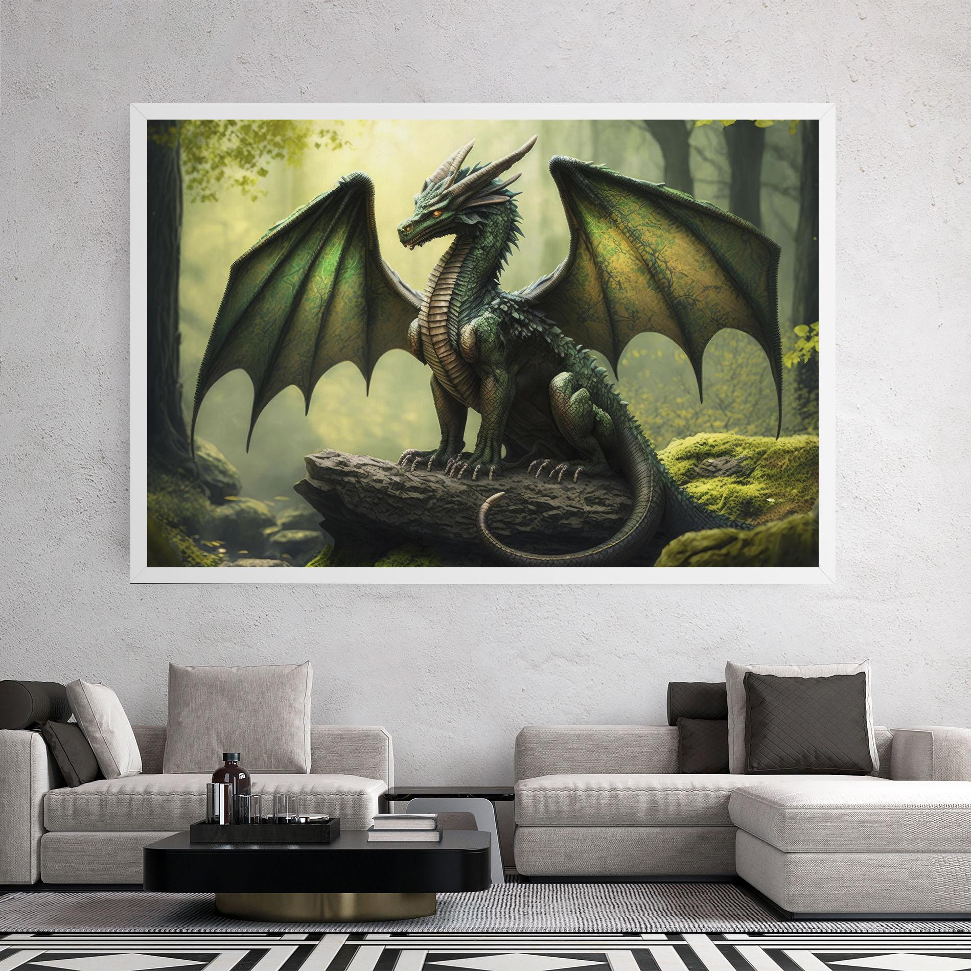 Vászonkép Green Dragon mockup 2