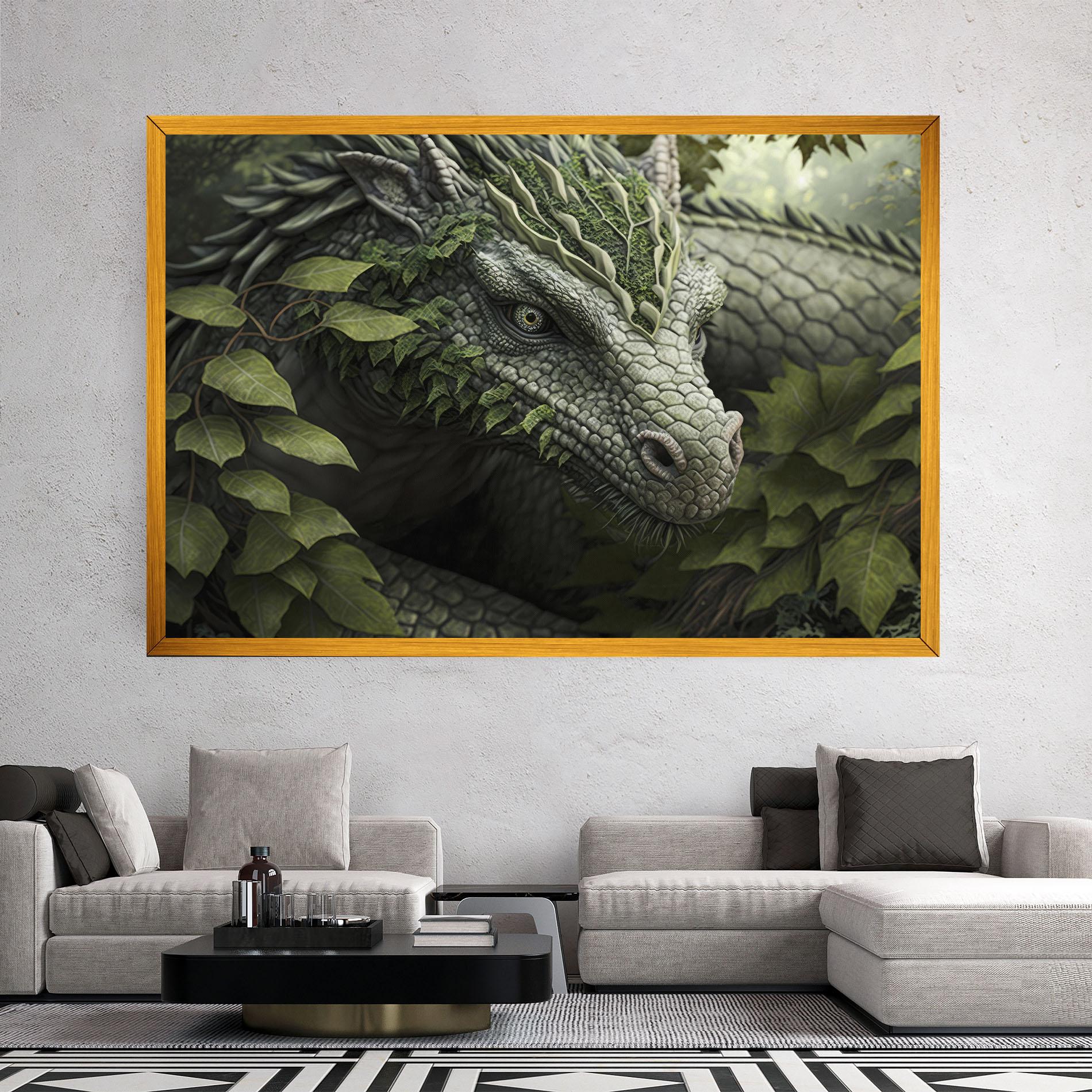 Vászonkép Ancient Forest Dragon mockup 2