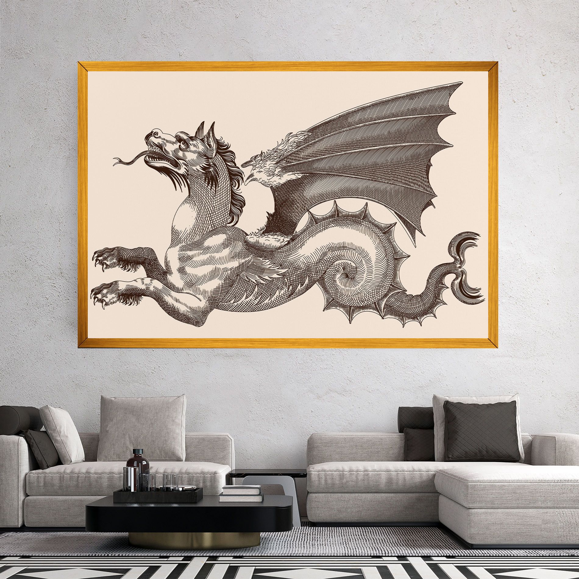 Brown Dragon mockup 2