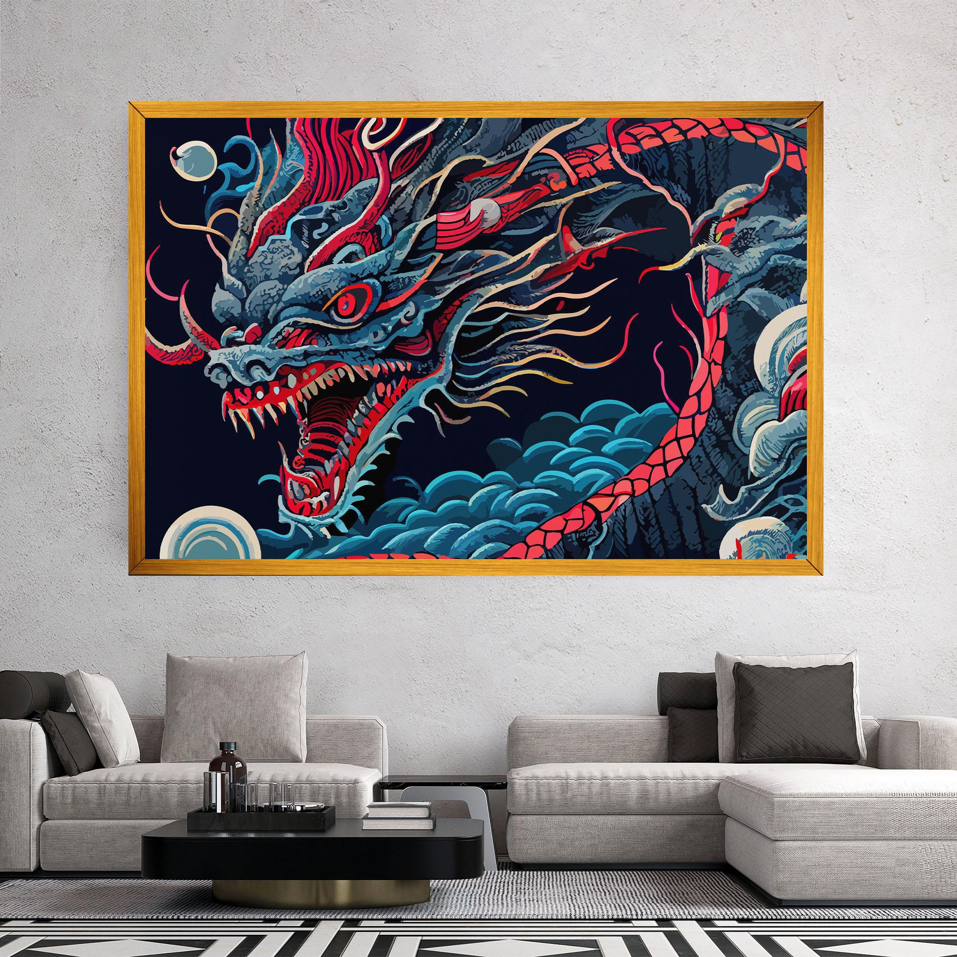 Vászonkép Cloud Dragon mockup 2