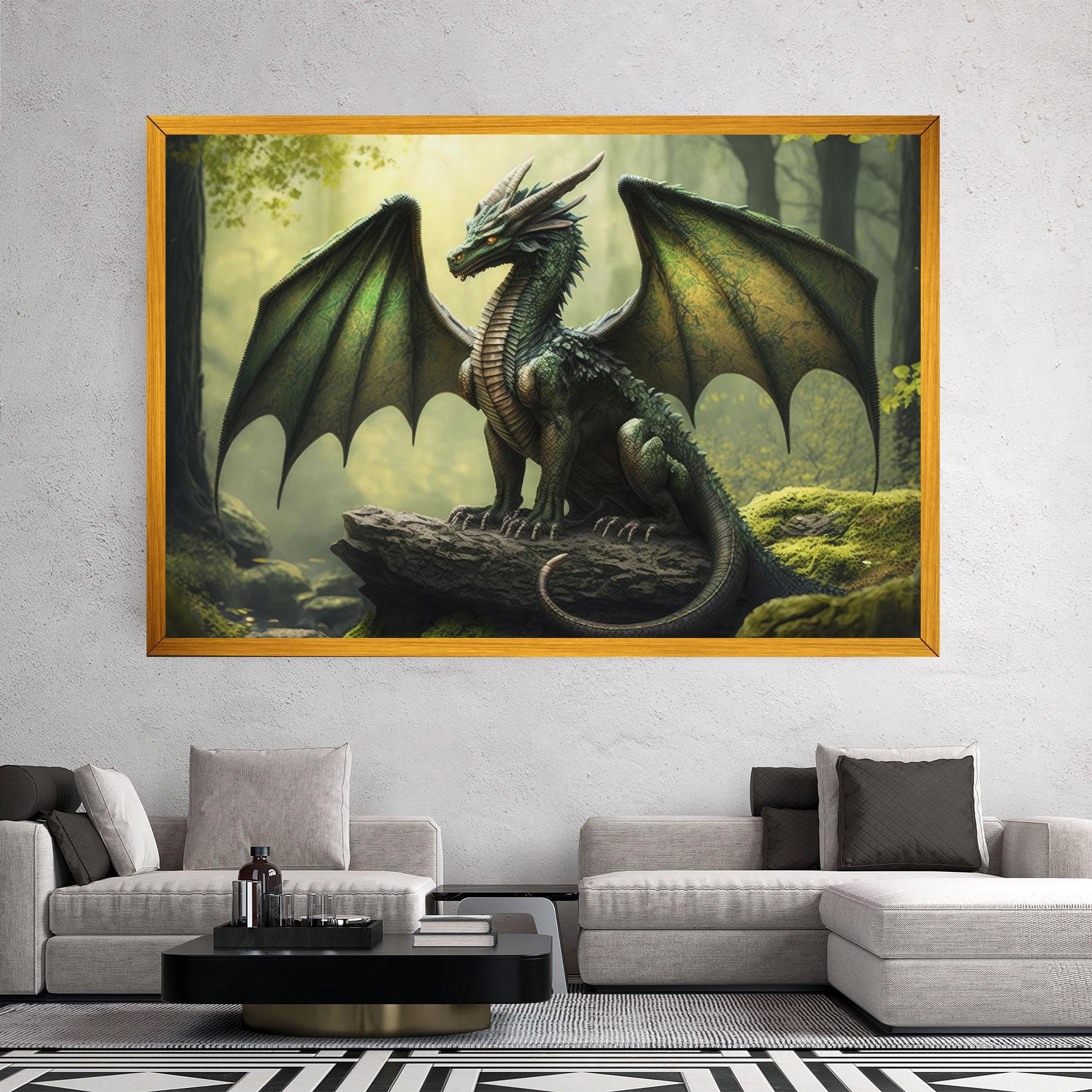 Vászonkép Green Dragon mockup 2