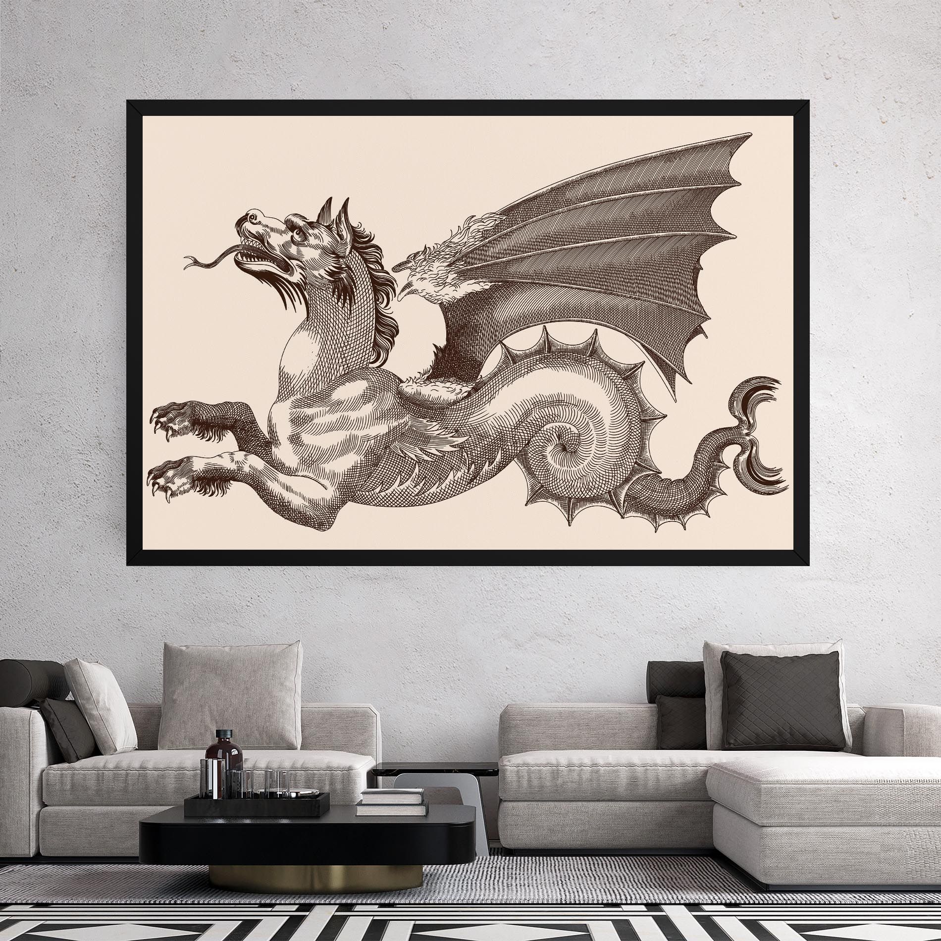 Brown Dragon mockup 2