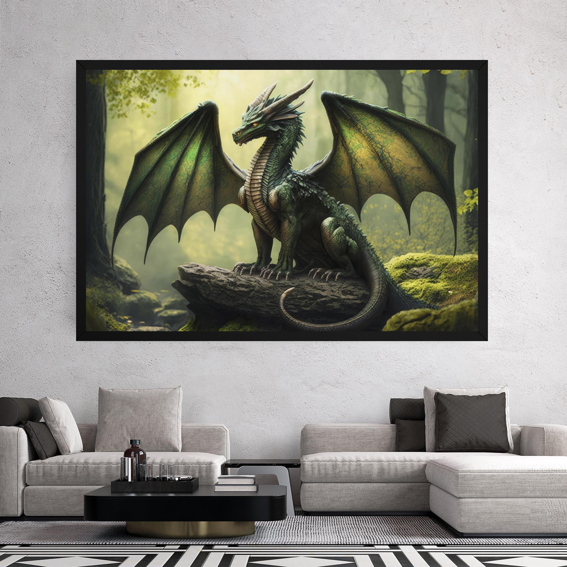 Vászonkép Green Dragon mockup 2