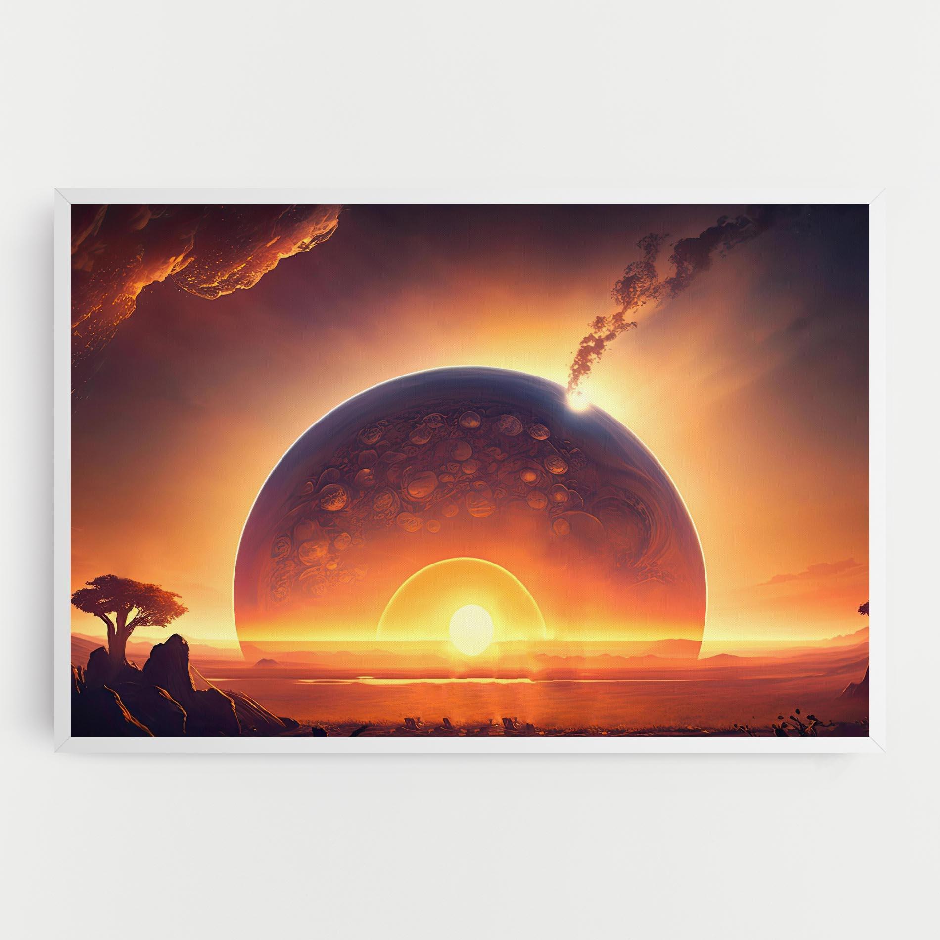 Vászonkép Abstract Fantasy Science mockup 0