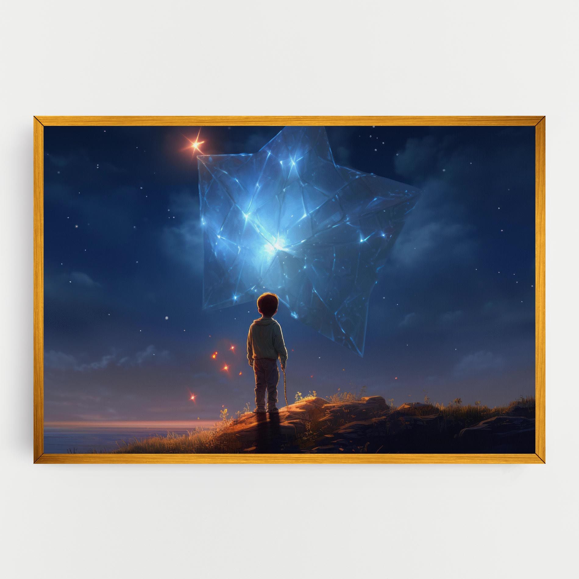 Blue Star Floating mockup 0
