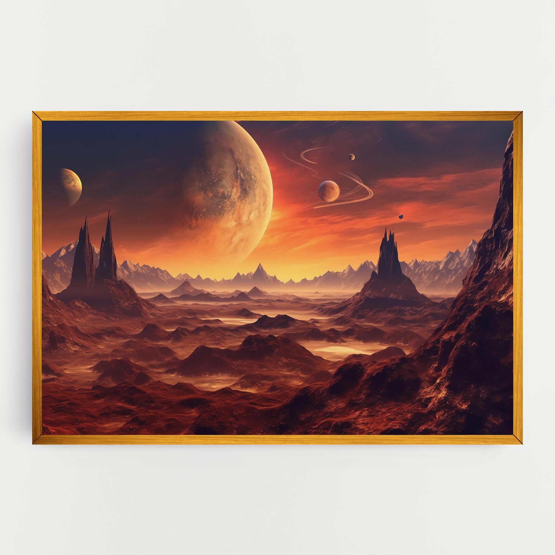 Fiery Orange Sunset mockup 0