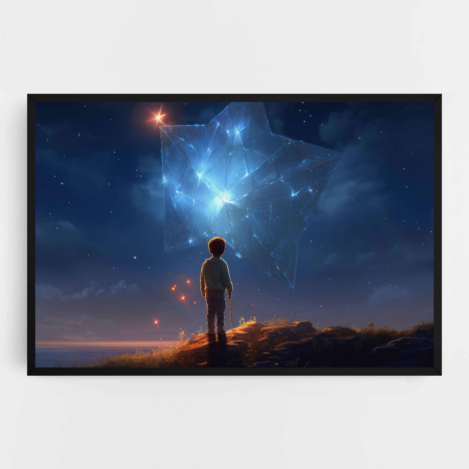 Blue Star Floating mockup 0
