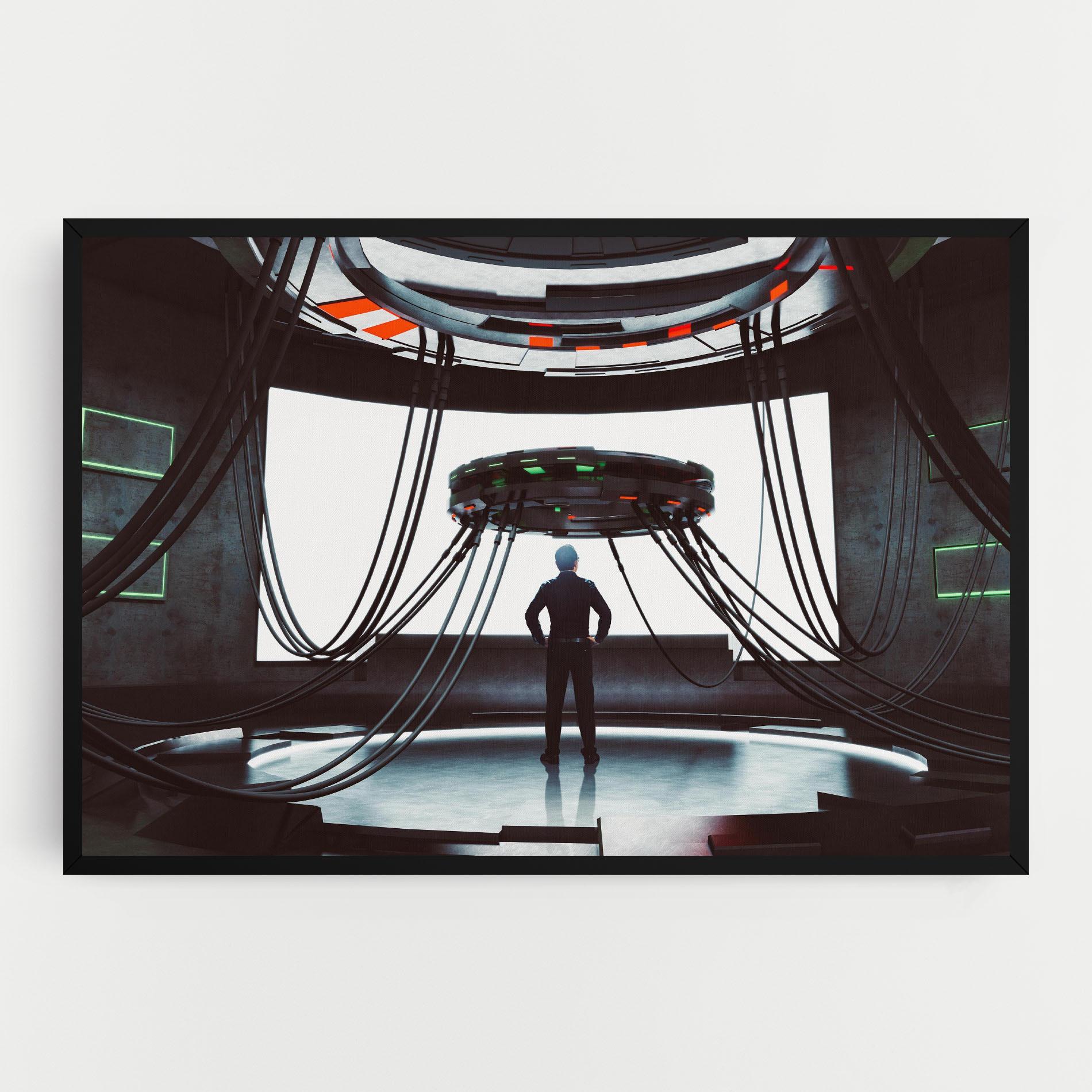 Vászonkép Cyber Chronicle mockup 0