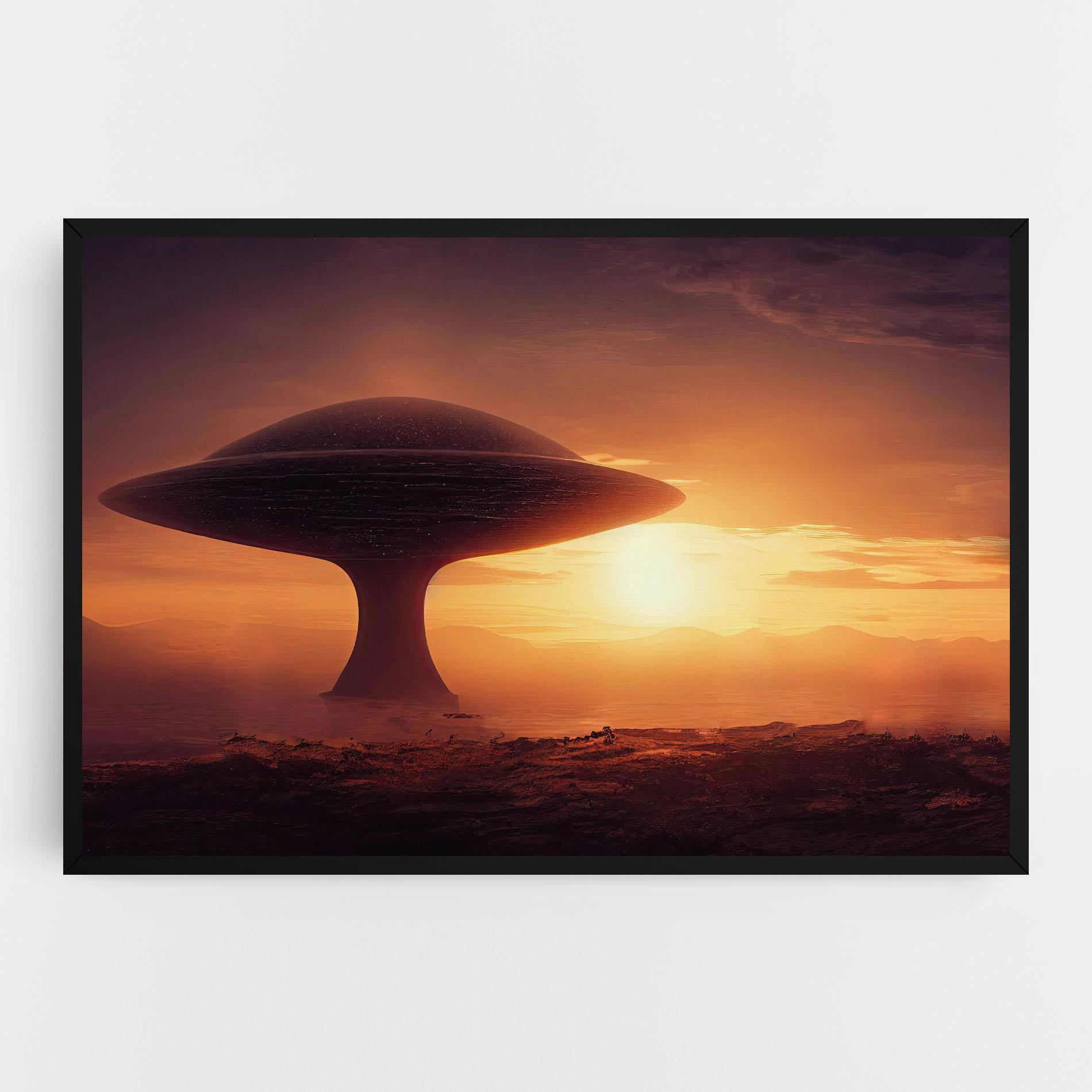 Vászonkép Fantasy Science Fiction mockup 0