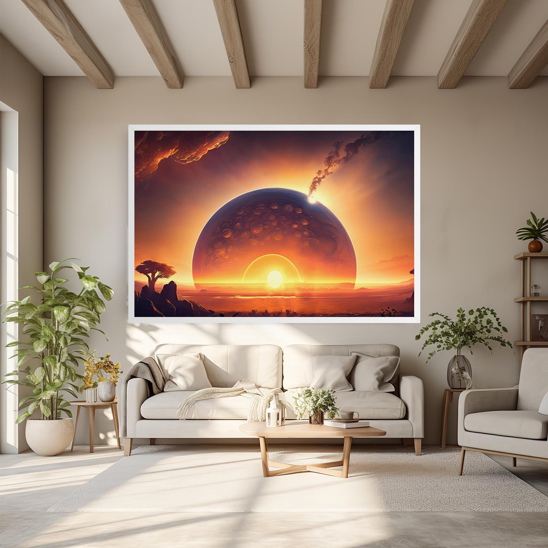 Vászonkép Abstract Fantasy Science mockup 6