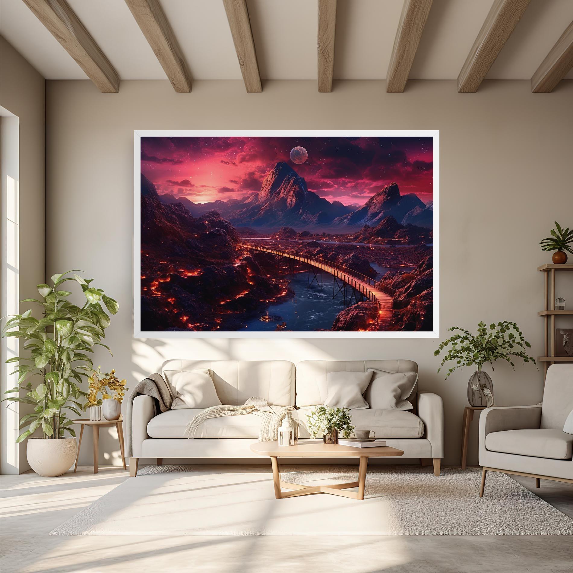 Vászonkép Interstellar Journey mockup 6