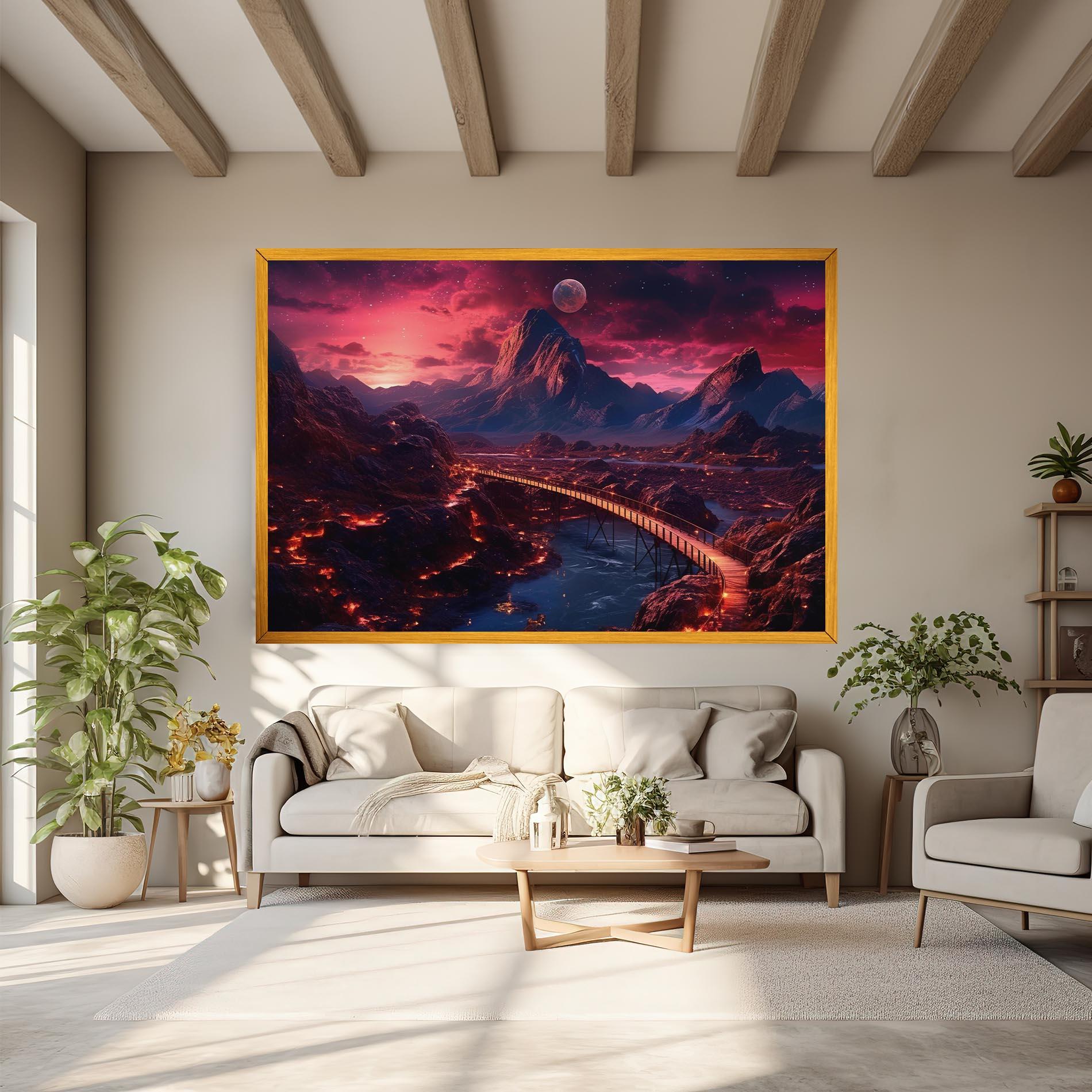 Vászonkép Interstellar Journey mockup 6