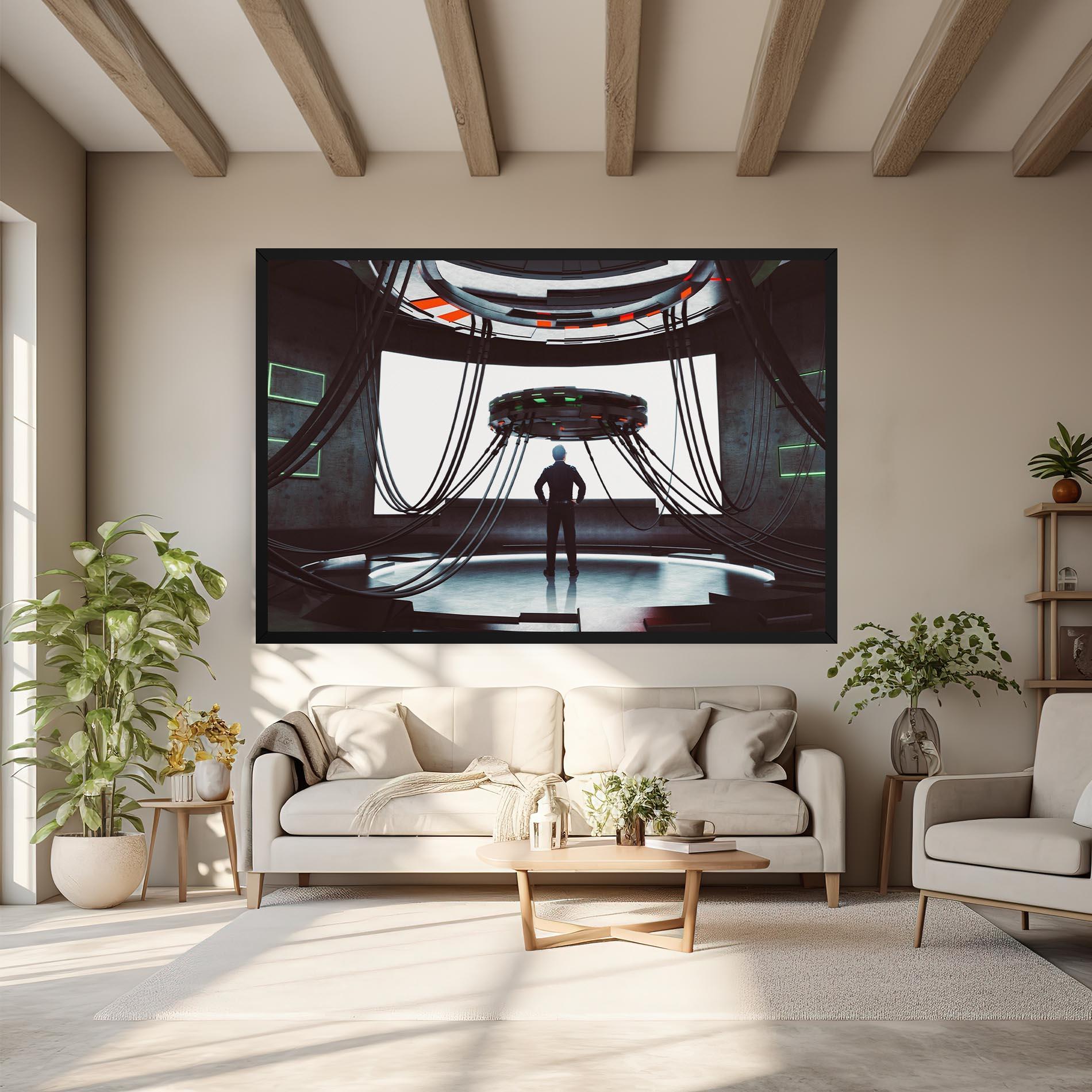 Vászonkép Cyber Chronicle mockup 6