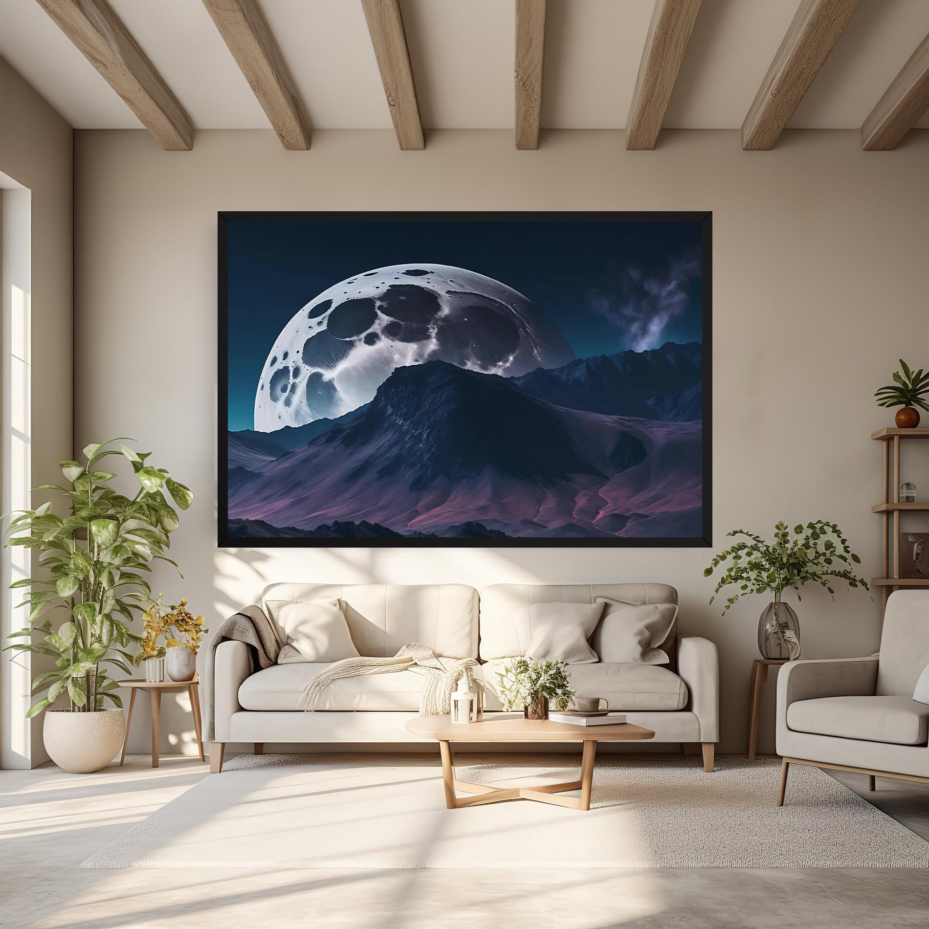 Vászonkép Full Moon Smoke mockup 6