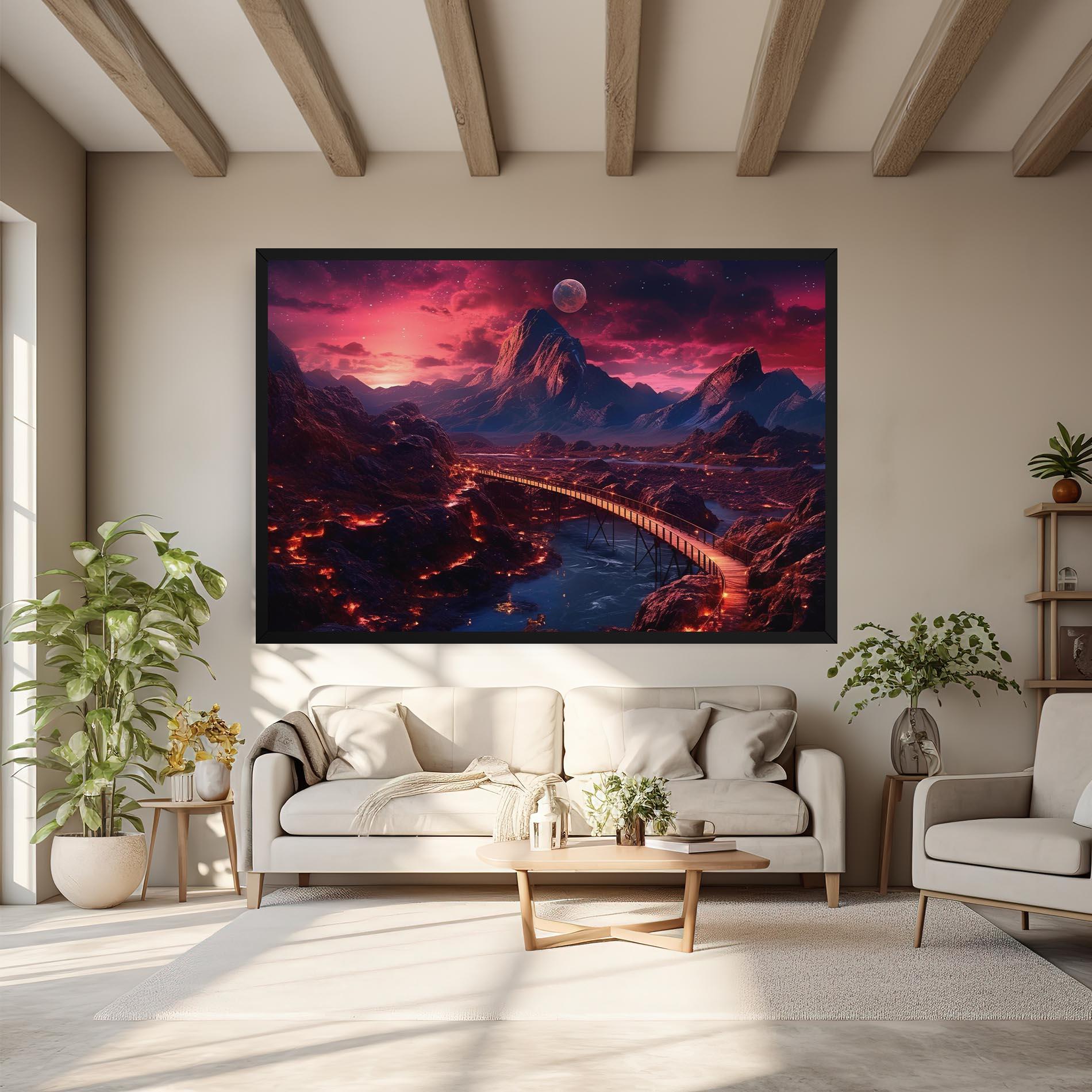 Vászonkép Interstellar Journey mockup 6