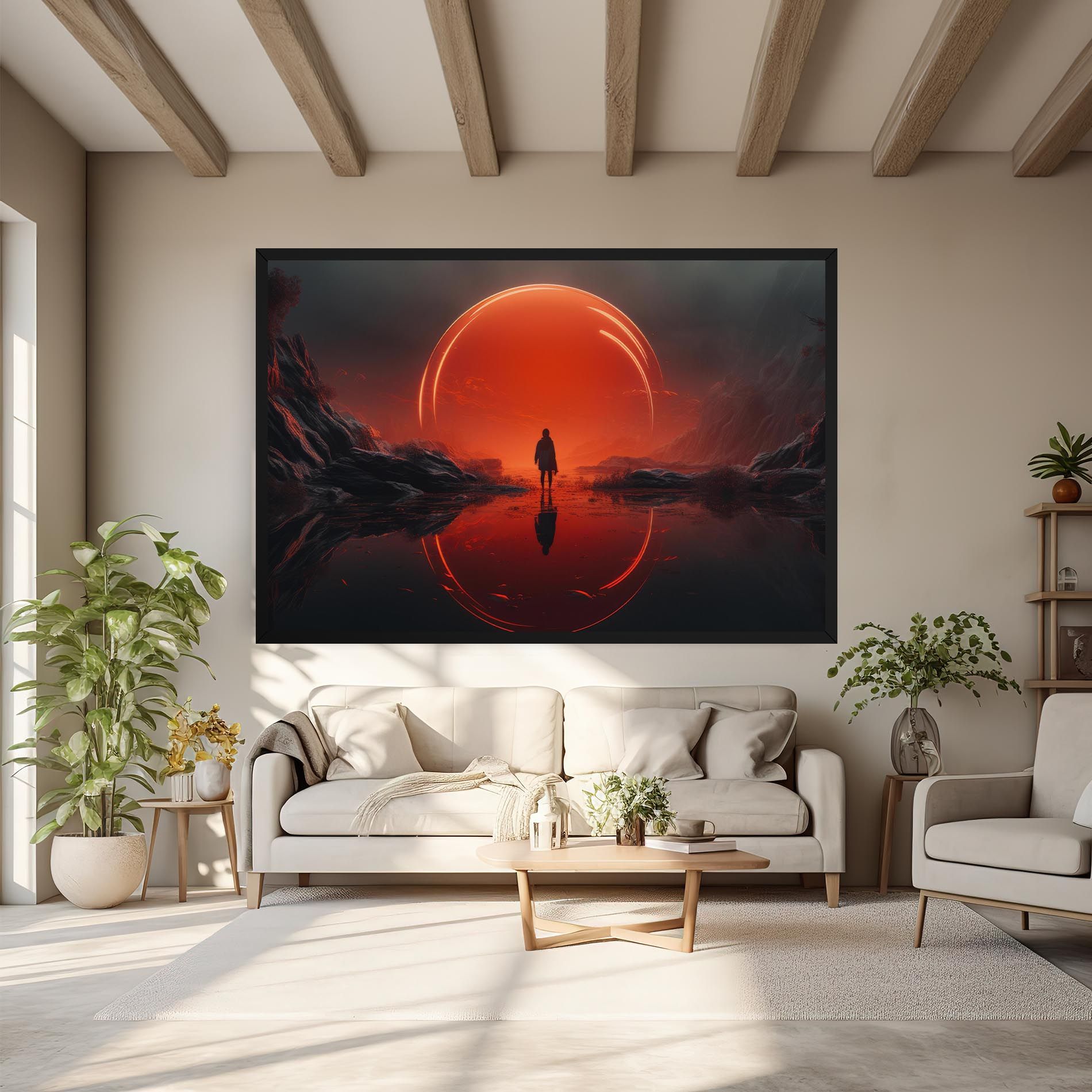 Man Orange Orb mockup 6