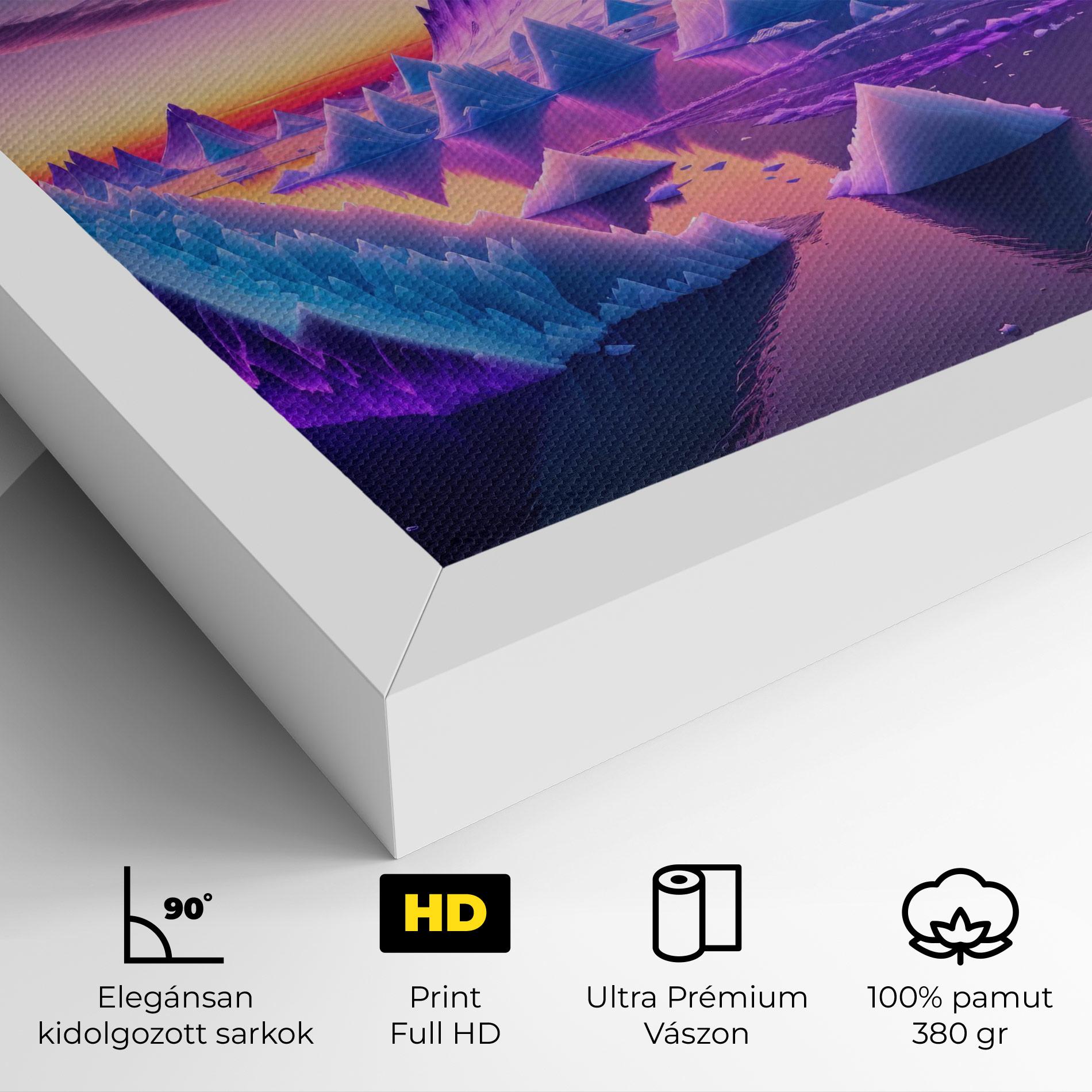 Vászonkép Floating Iceberg mockup 4