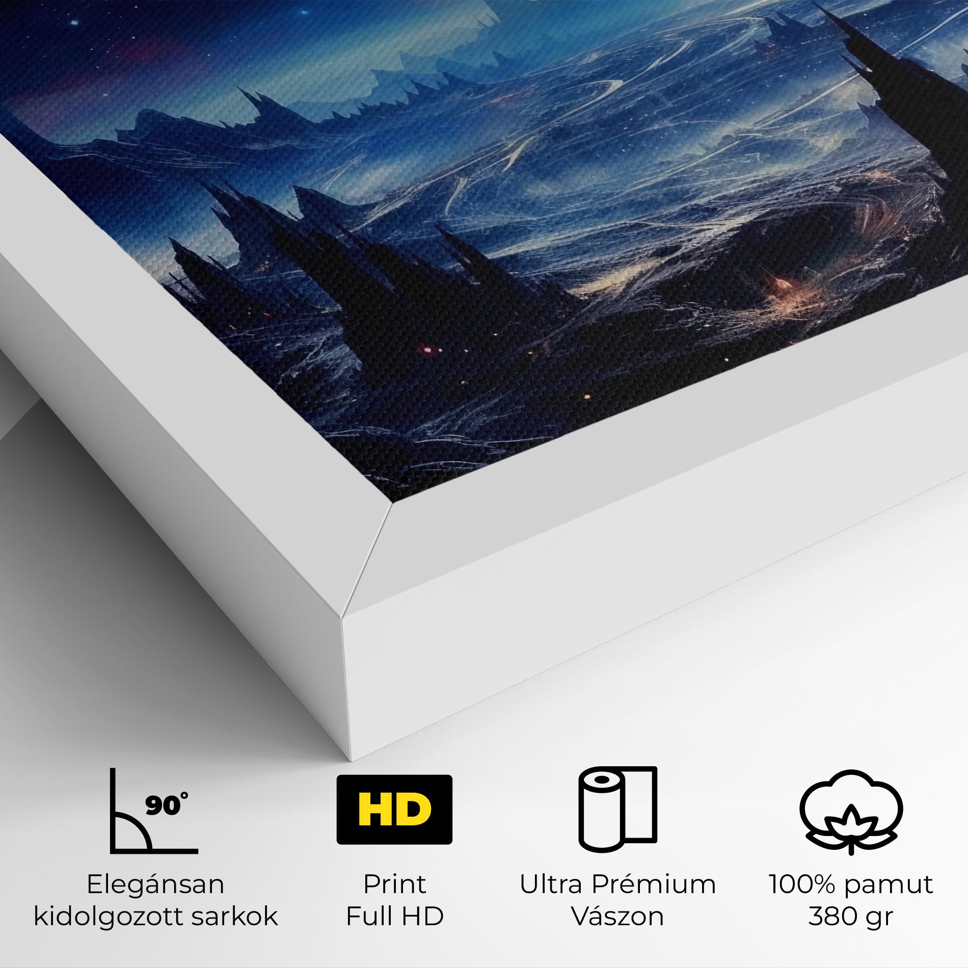 Vászonkép Planets And Stars mockup 4