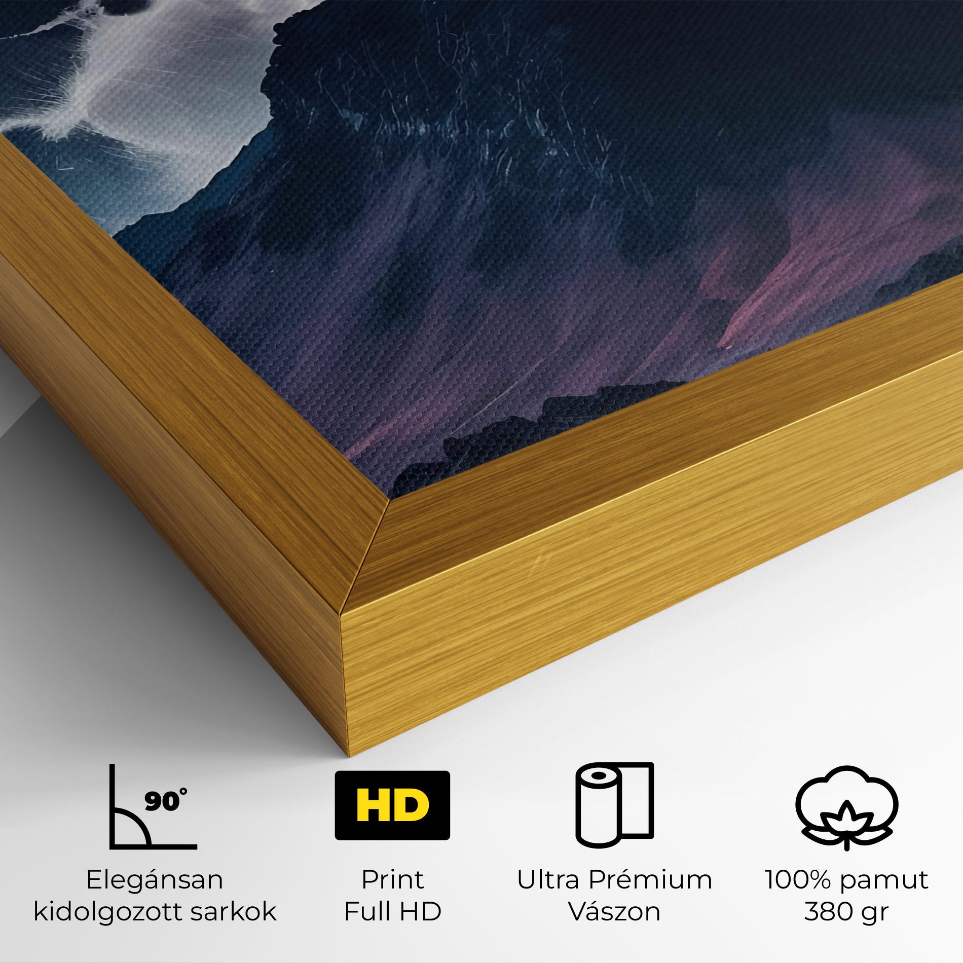 Vászonkép Full Moon Smoke mockup 4