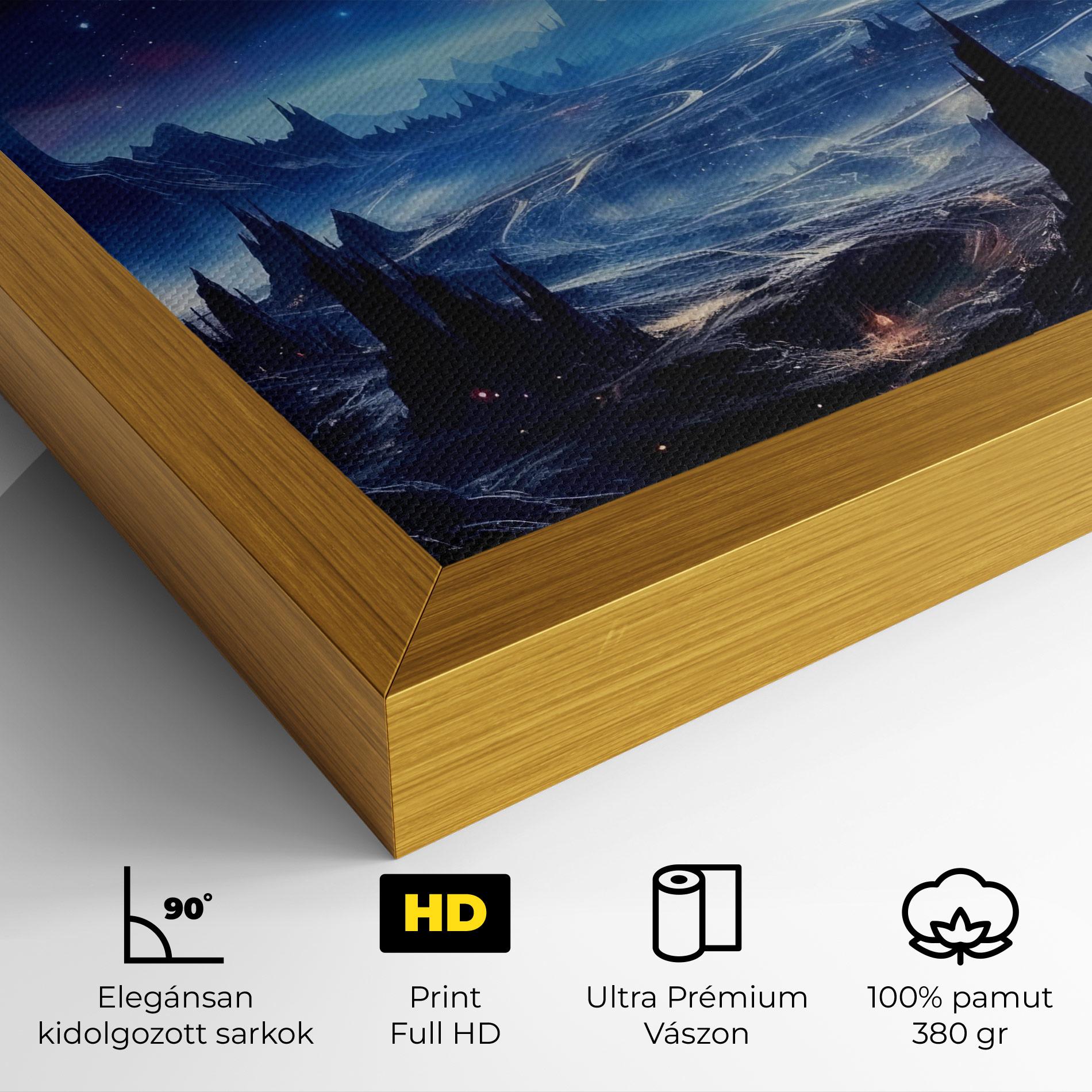 Vászonkép Planets And Stars mockup 4