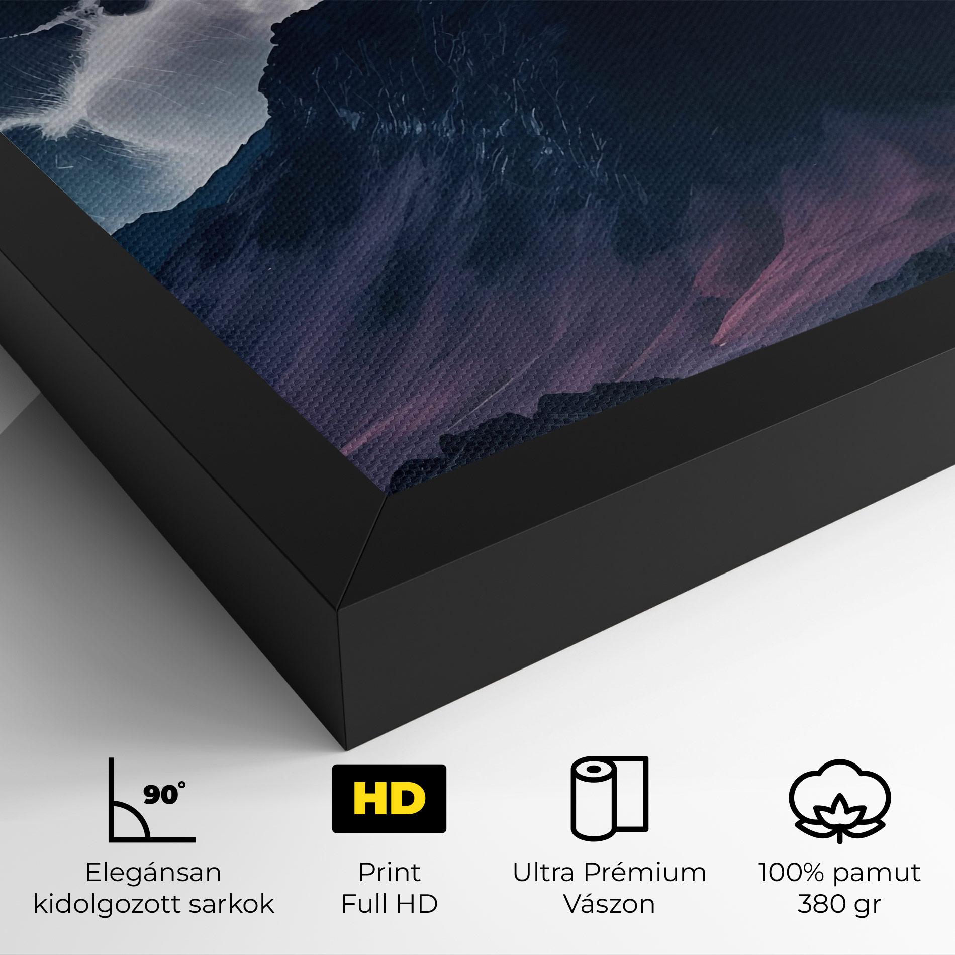 Vászonkép Full Moon Smoke mockup 4