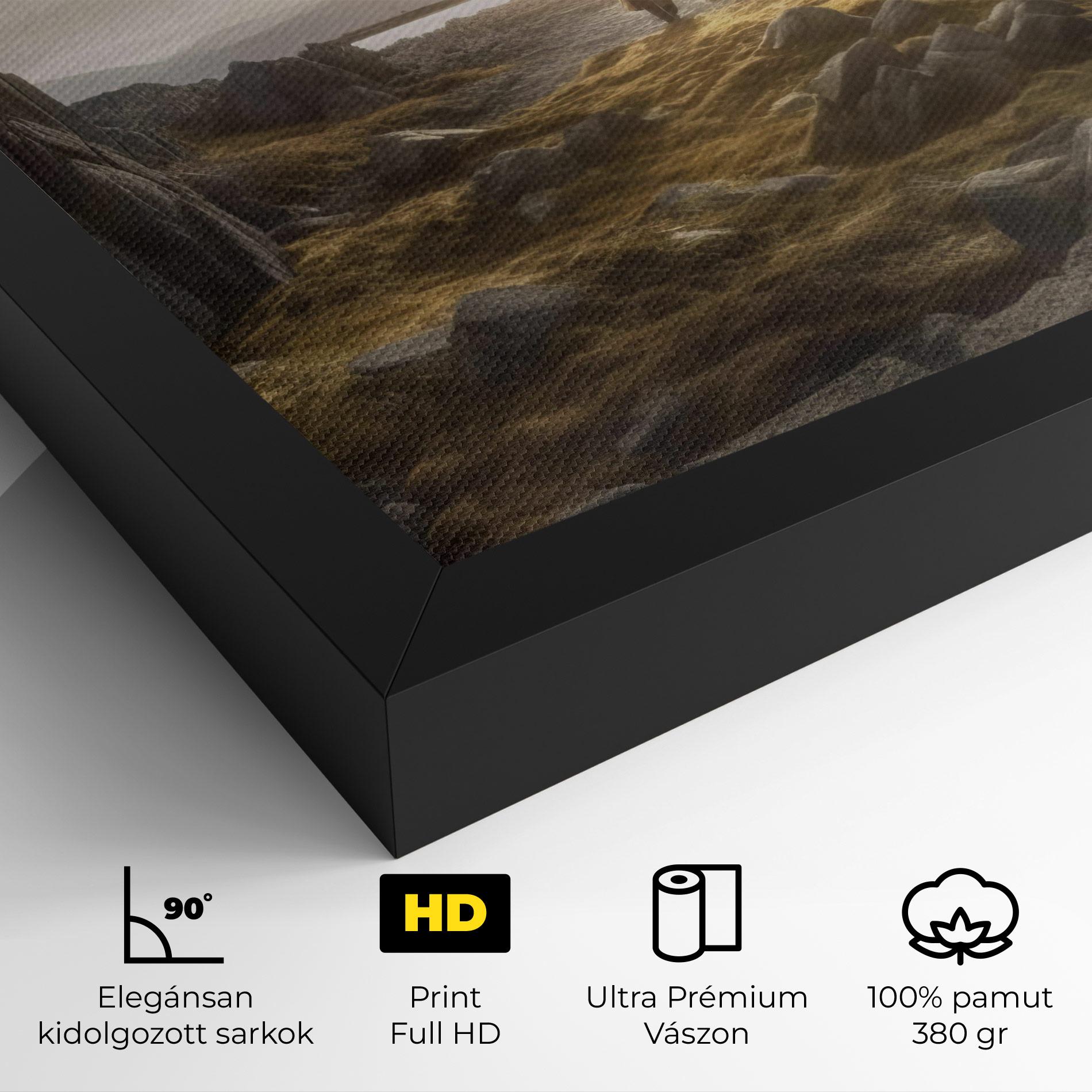 Vászonkép Rocky Area Man mockup 4