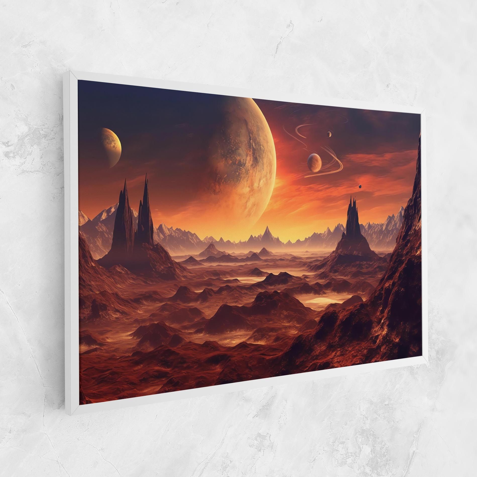 Fiery Orange Sunset mockup 1