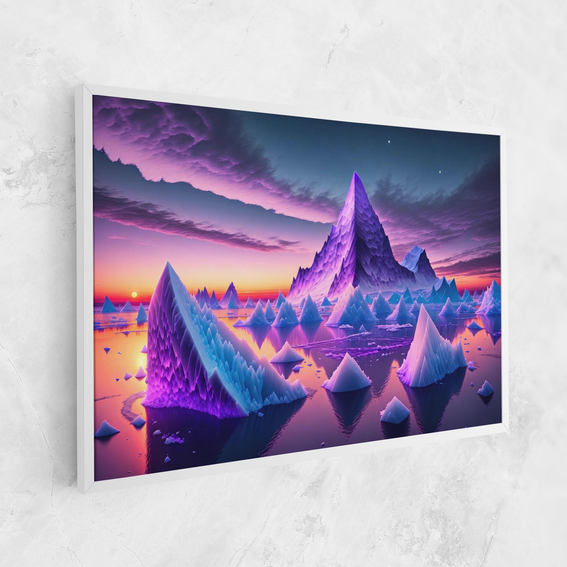 Vászonkép Floating Iceberg mockup 1