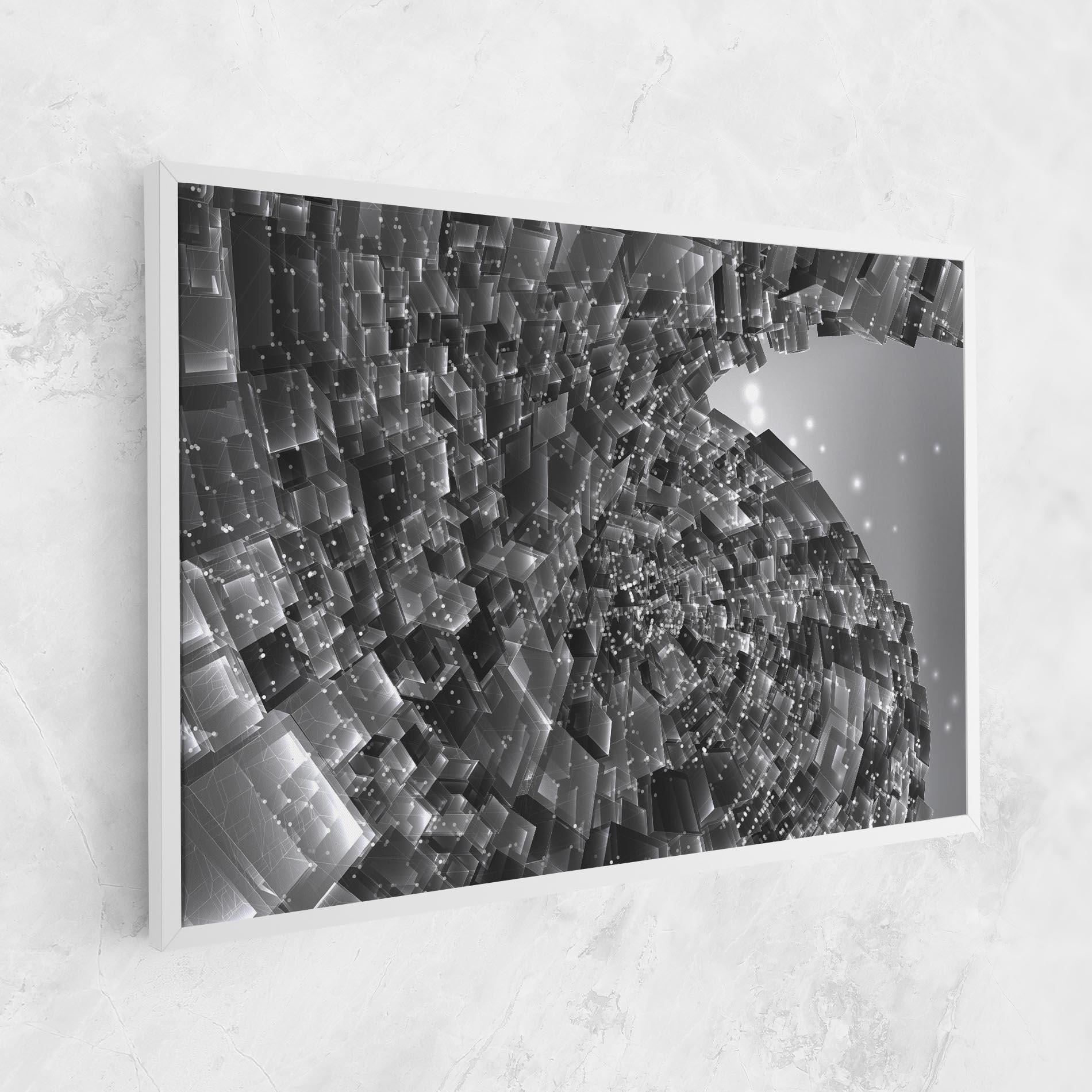 Vászonkép Grey Shape View mockup 1