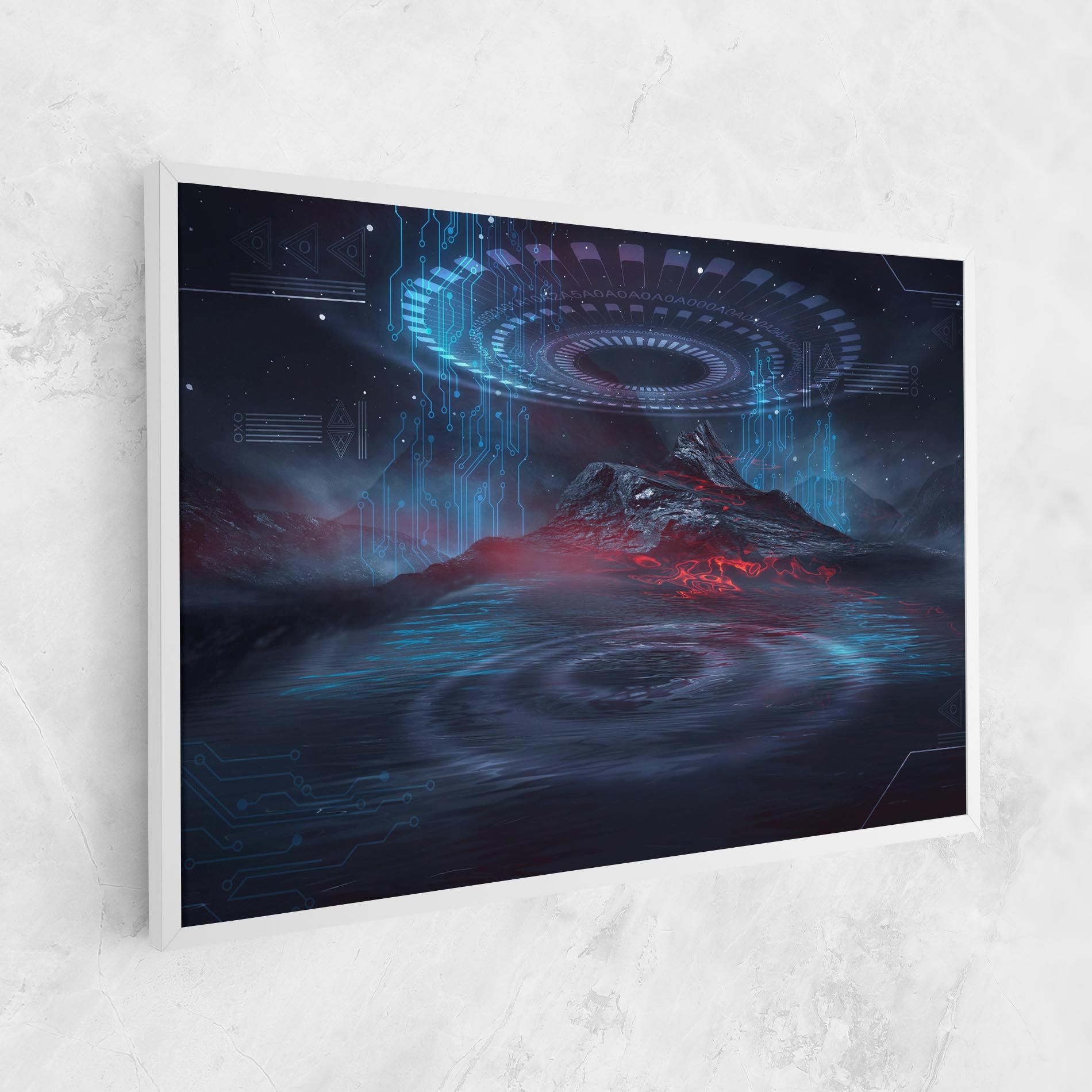 Neon Space Galaxy mockup 1